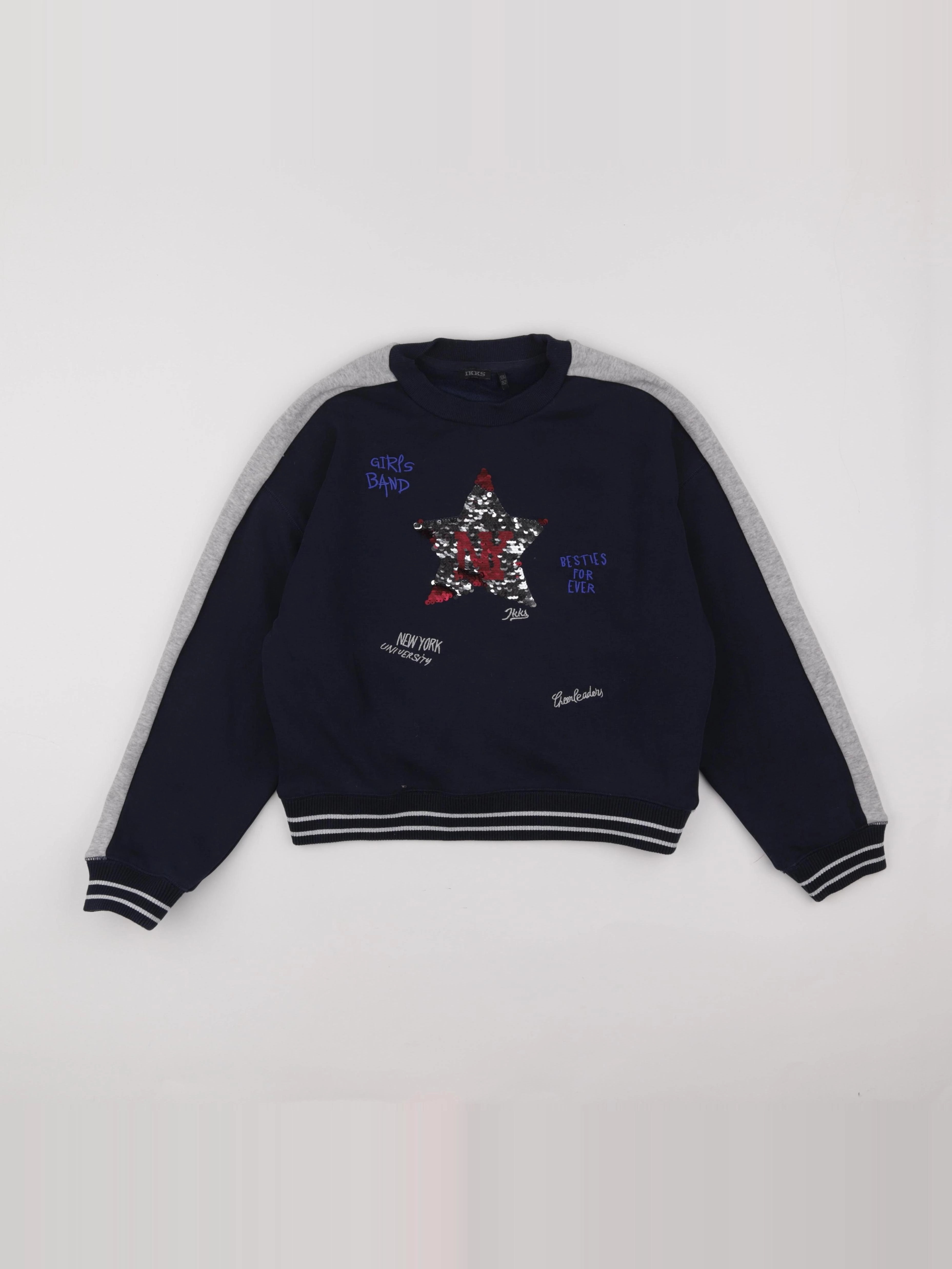 IKKS - sweat bleu - 12 ans