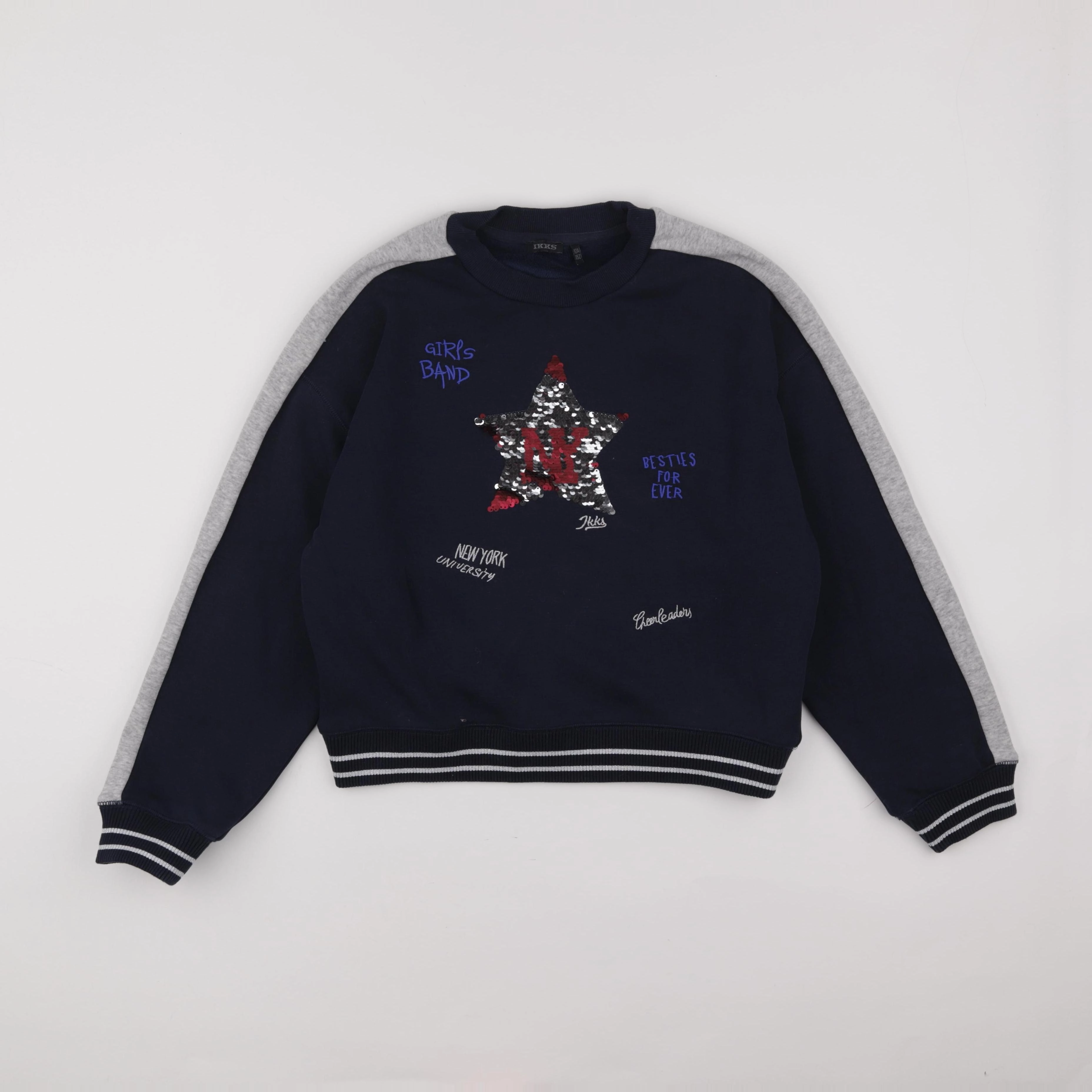 IKKS - sweat bleu - 12 ans