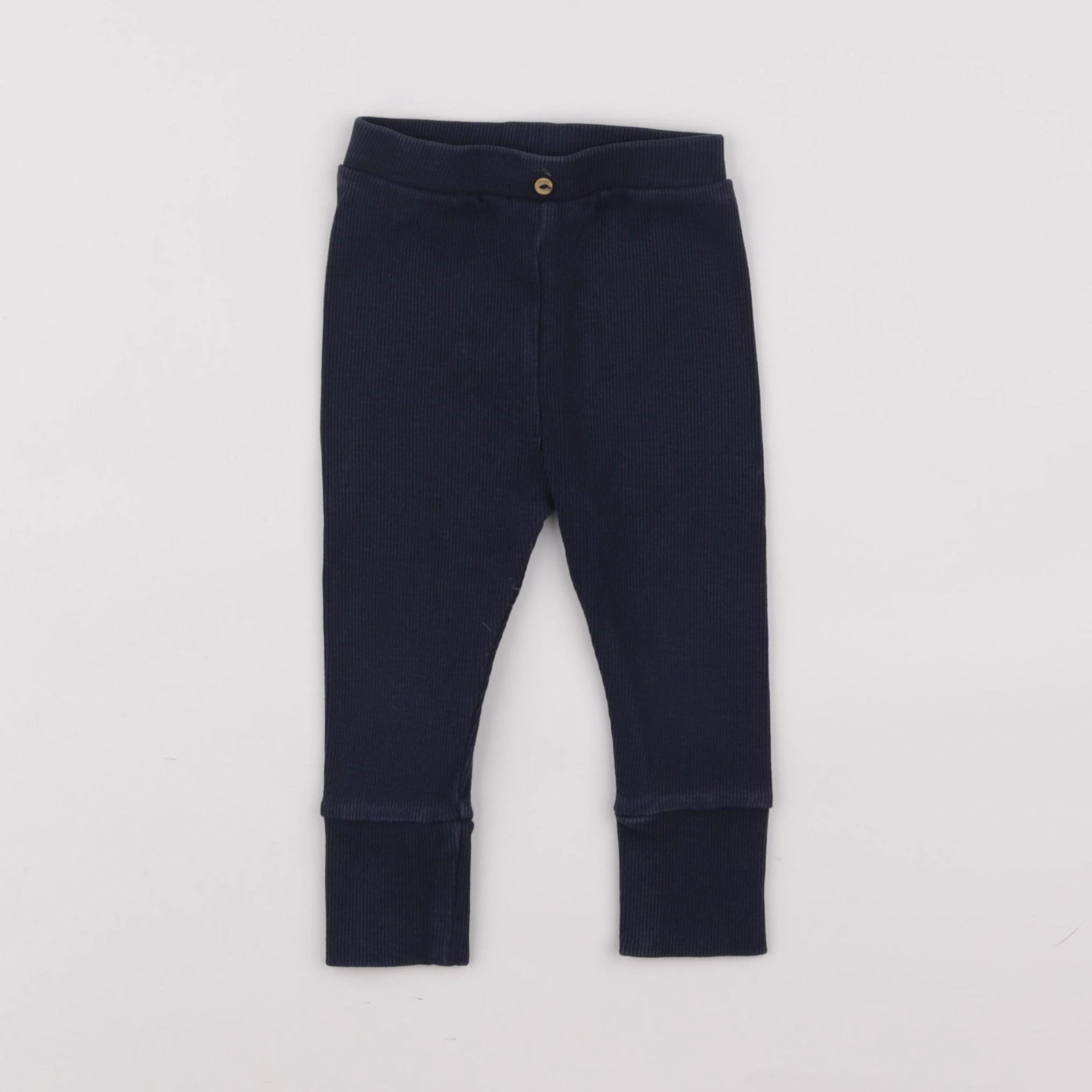 Vertbaudet - legging bleu - 12 mois