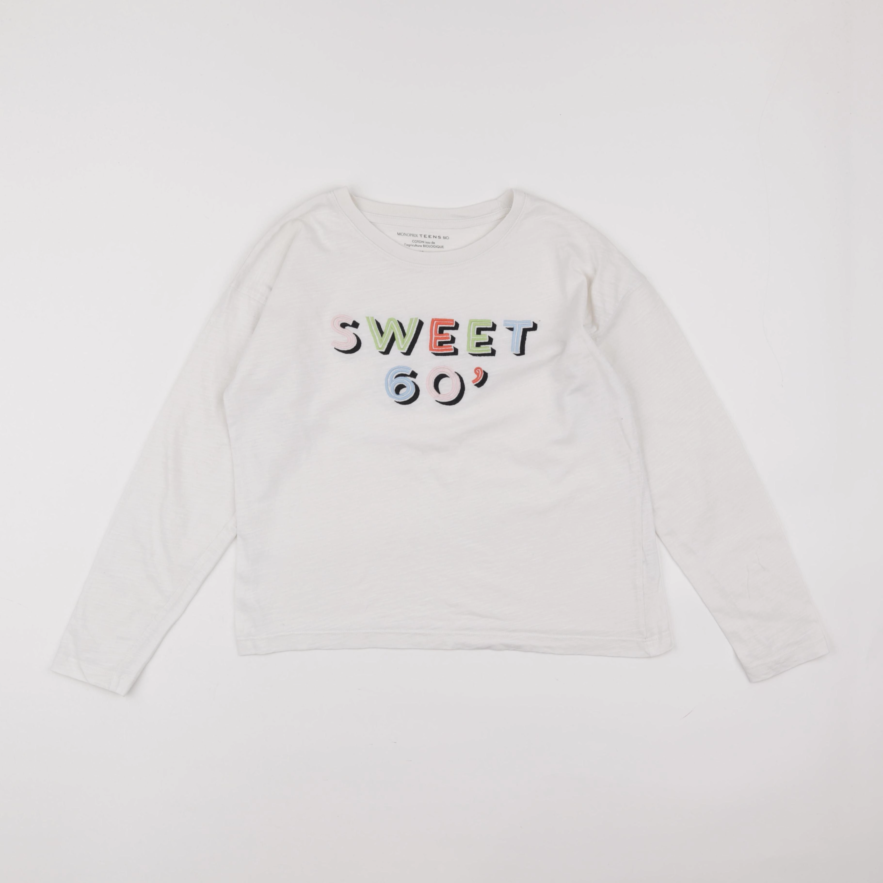 Monoprix - tee-shirt blanc - 12 ans