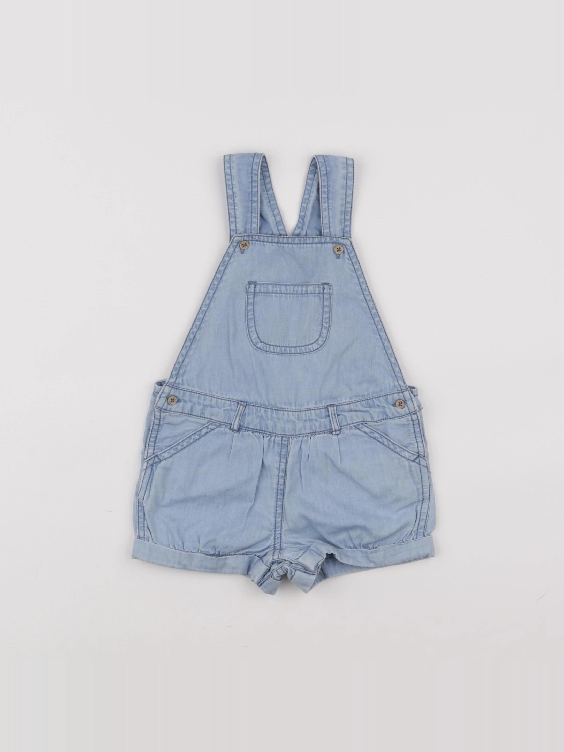 Boutchou - salopette bleu - 12 mois