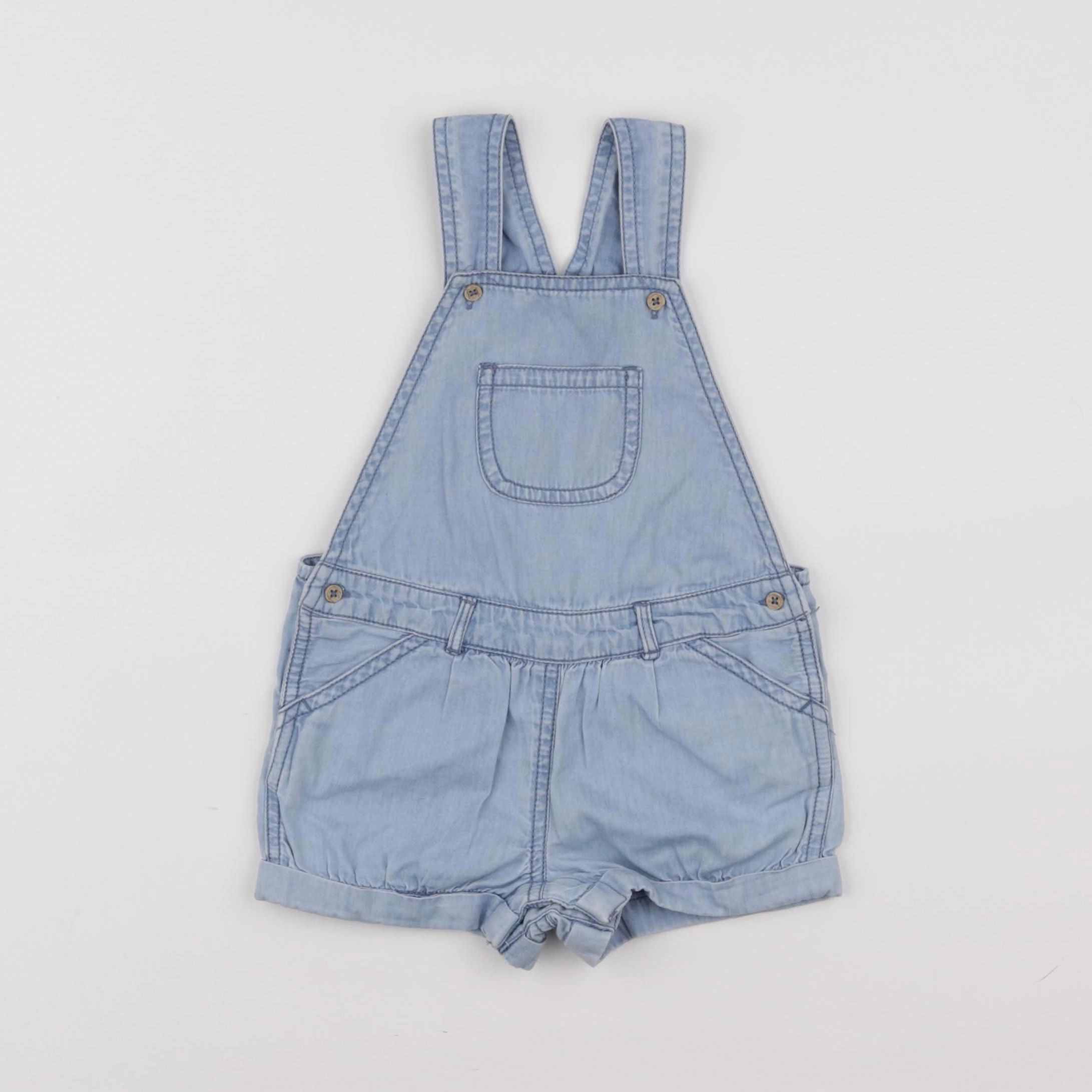 Boutchou - salopette bleu - 12 mois