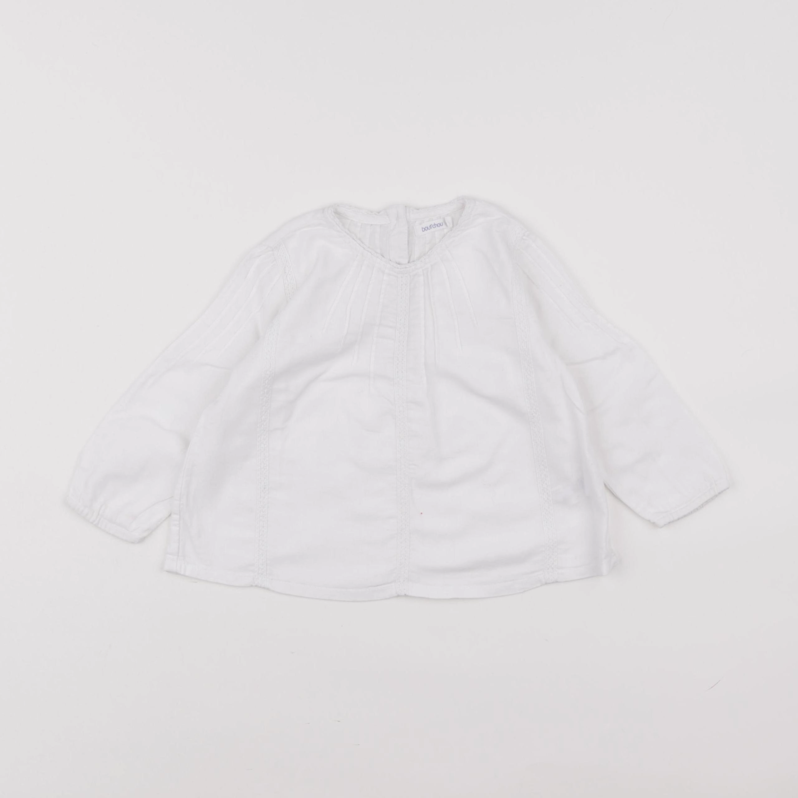 Boutchou - blouse blanc - 12 mois