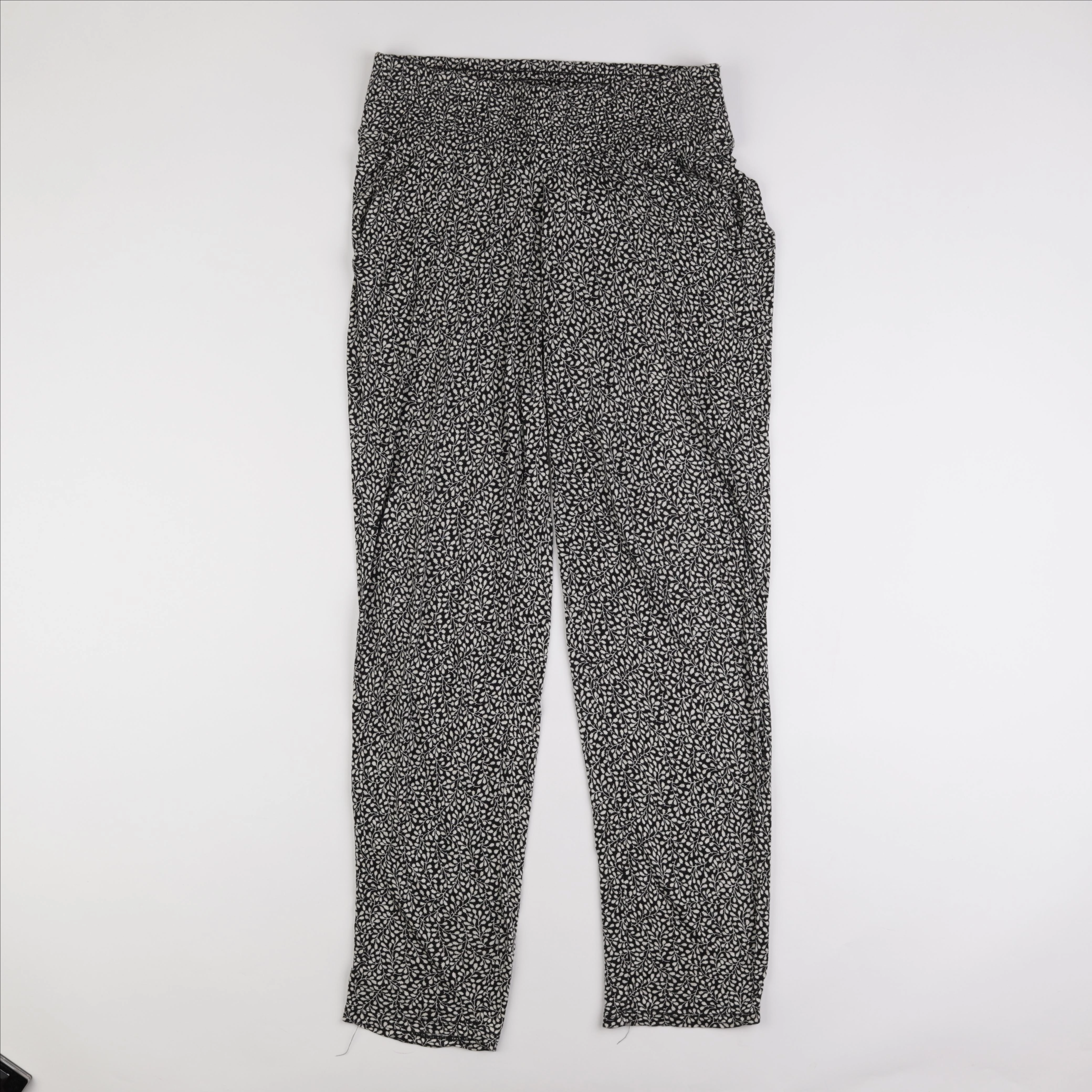 H&M - pantalon grossesse noir, beige - m