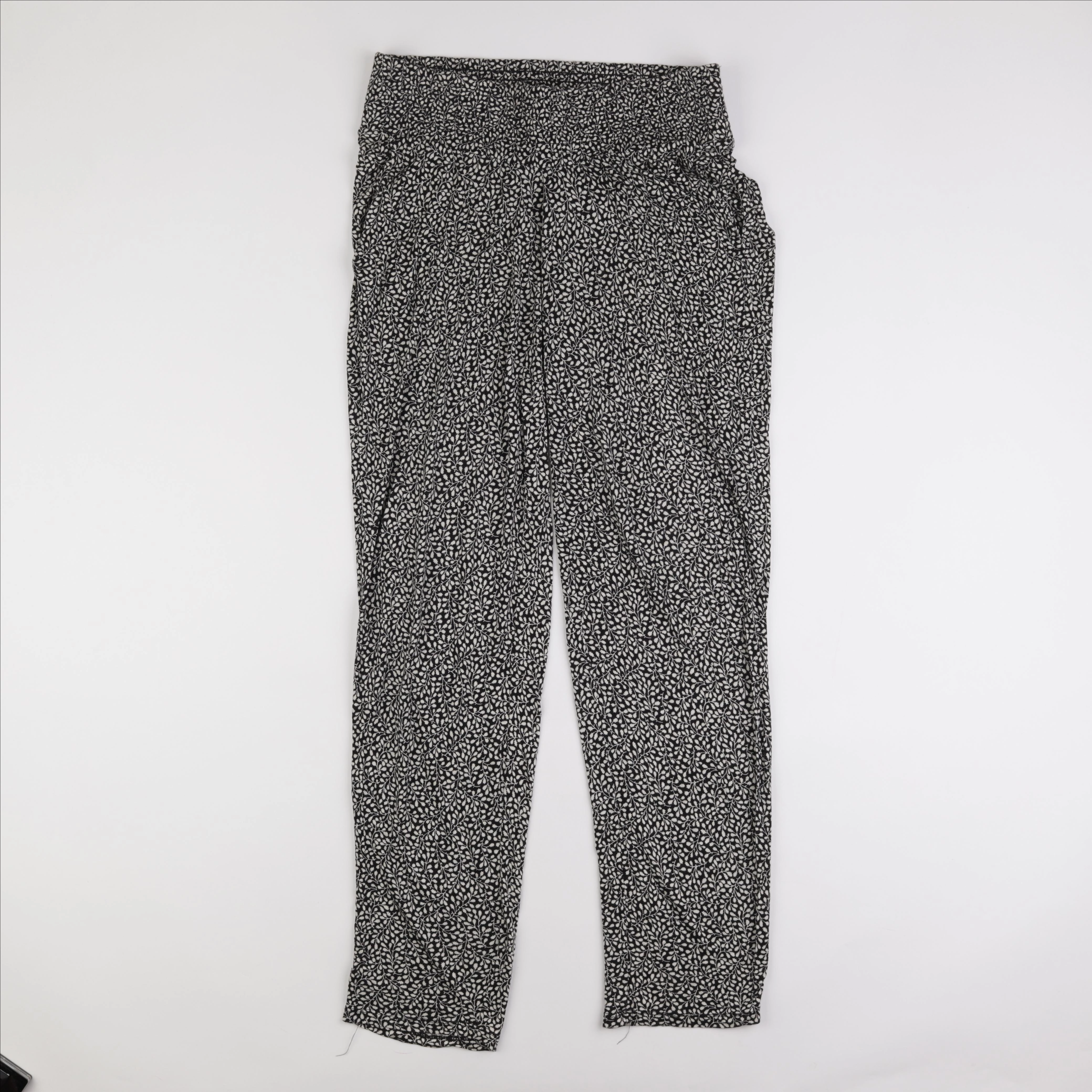 H&M - pantalon grossesse noir, beige - m