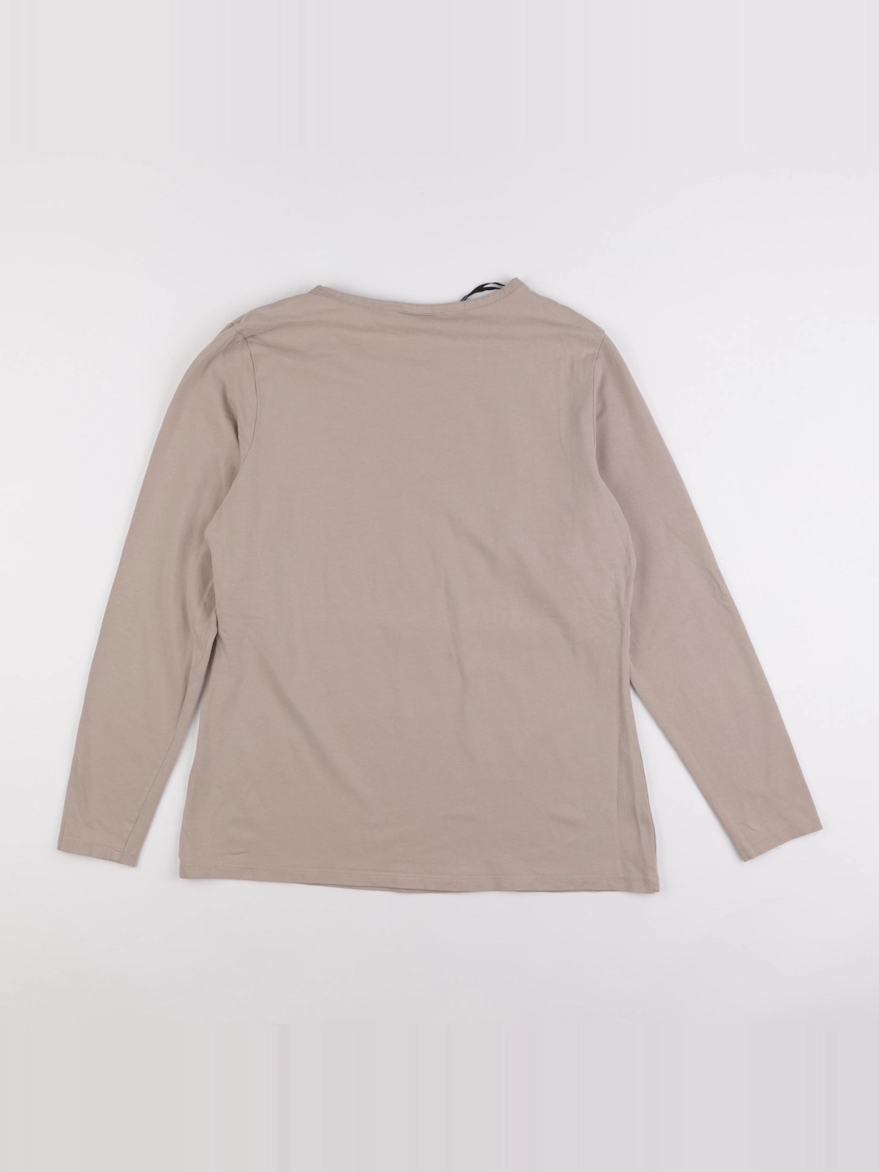 H&M - tee-shirt grossesse beige - l