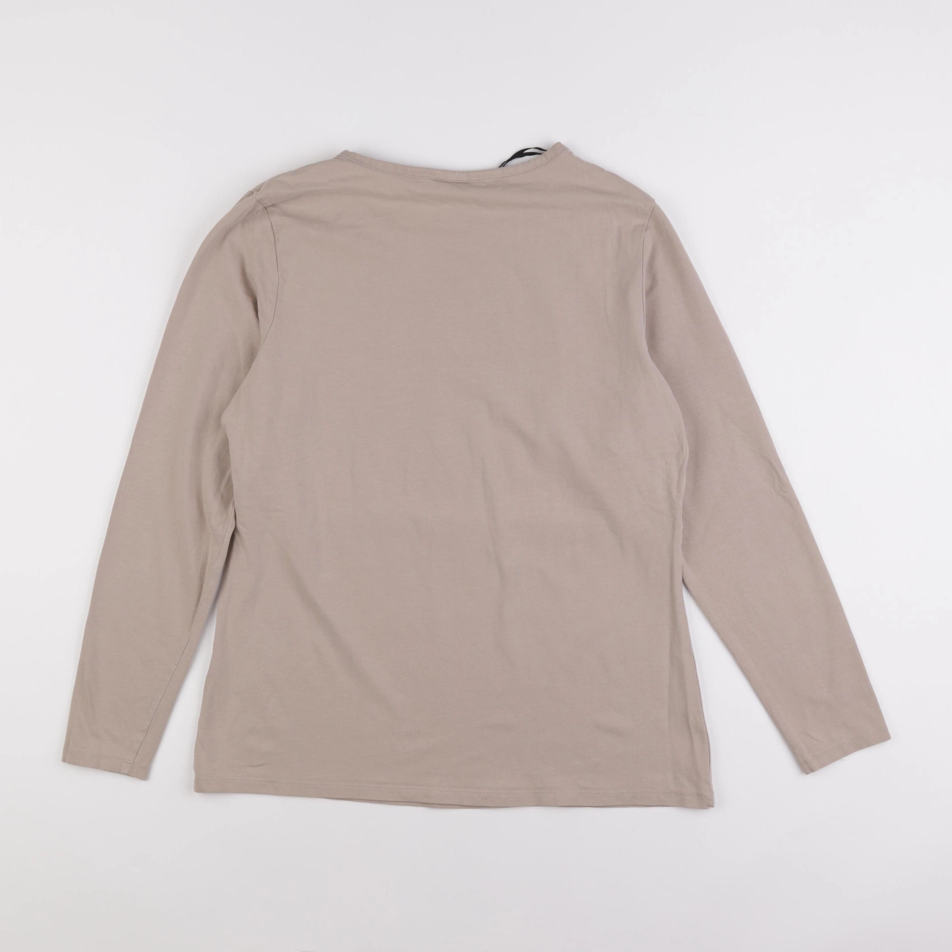 H&M - tee-shirt grossesse beige - l