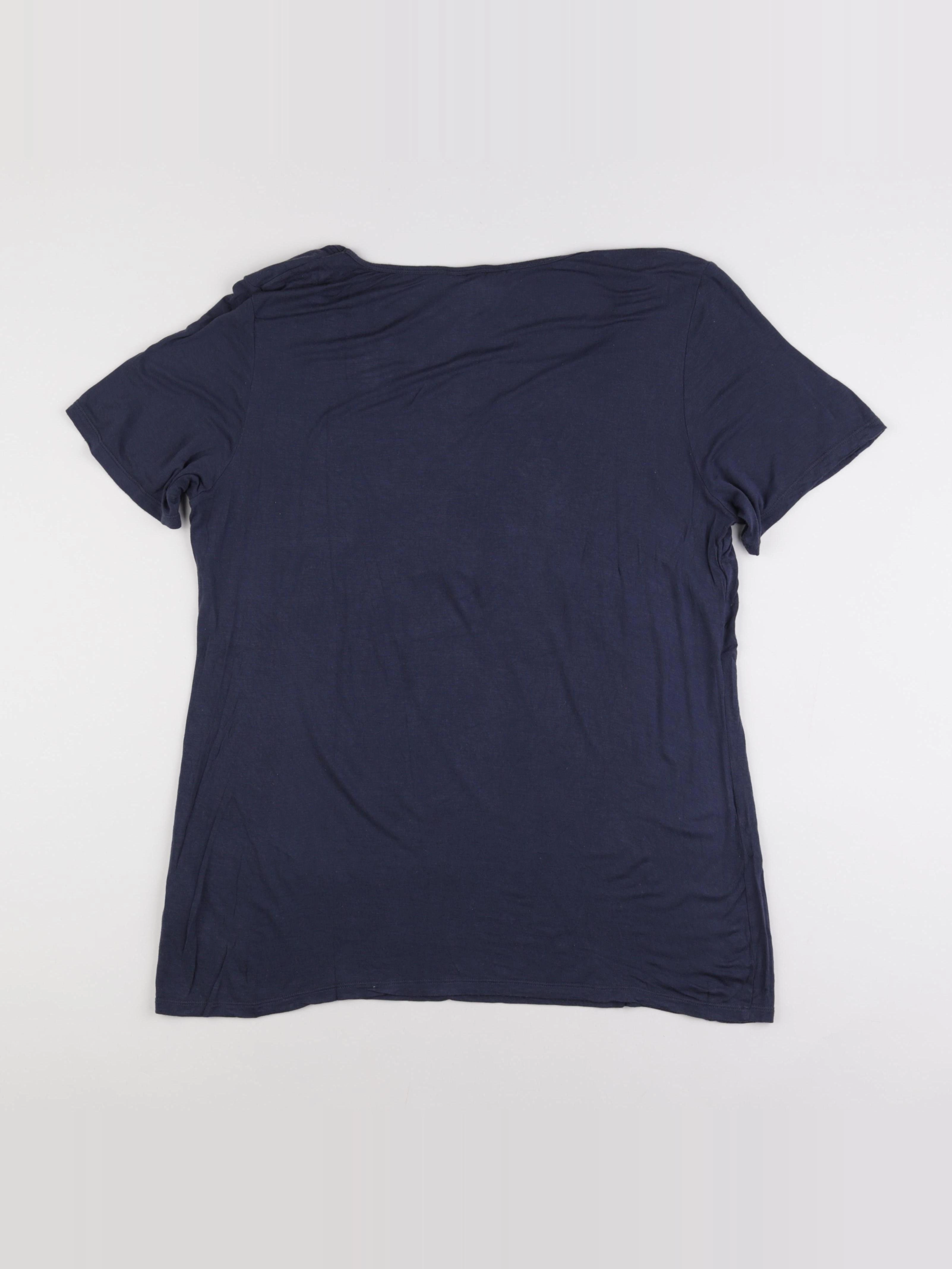H&M - tee-shirt grossesse bleu - m