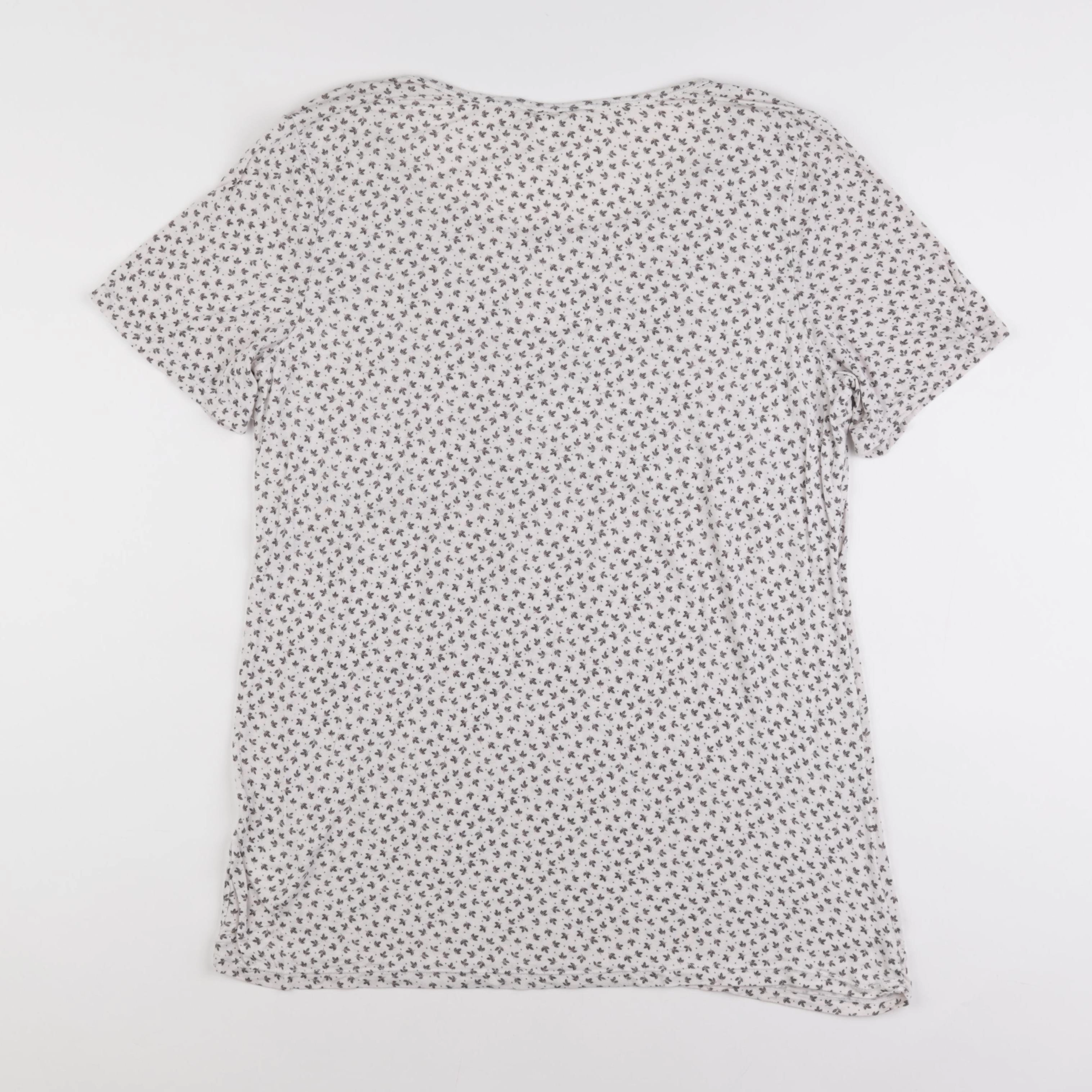 H&M - tee-shirt grossesse beige, gris - m