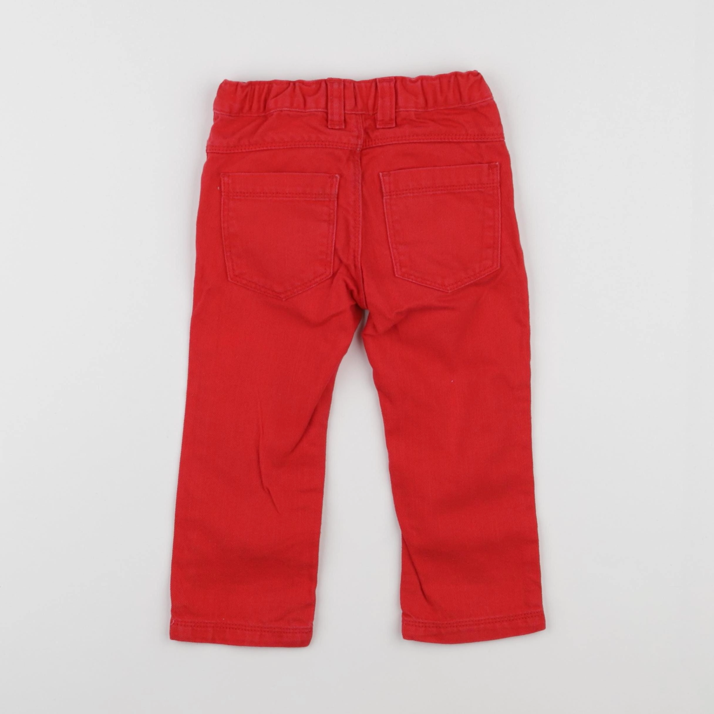 Vertbaudet - jean rouge - 2 ans