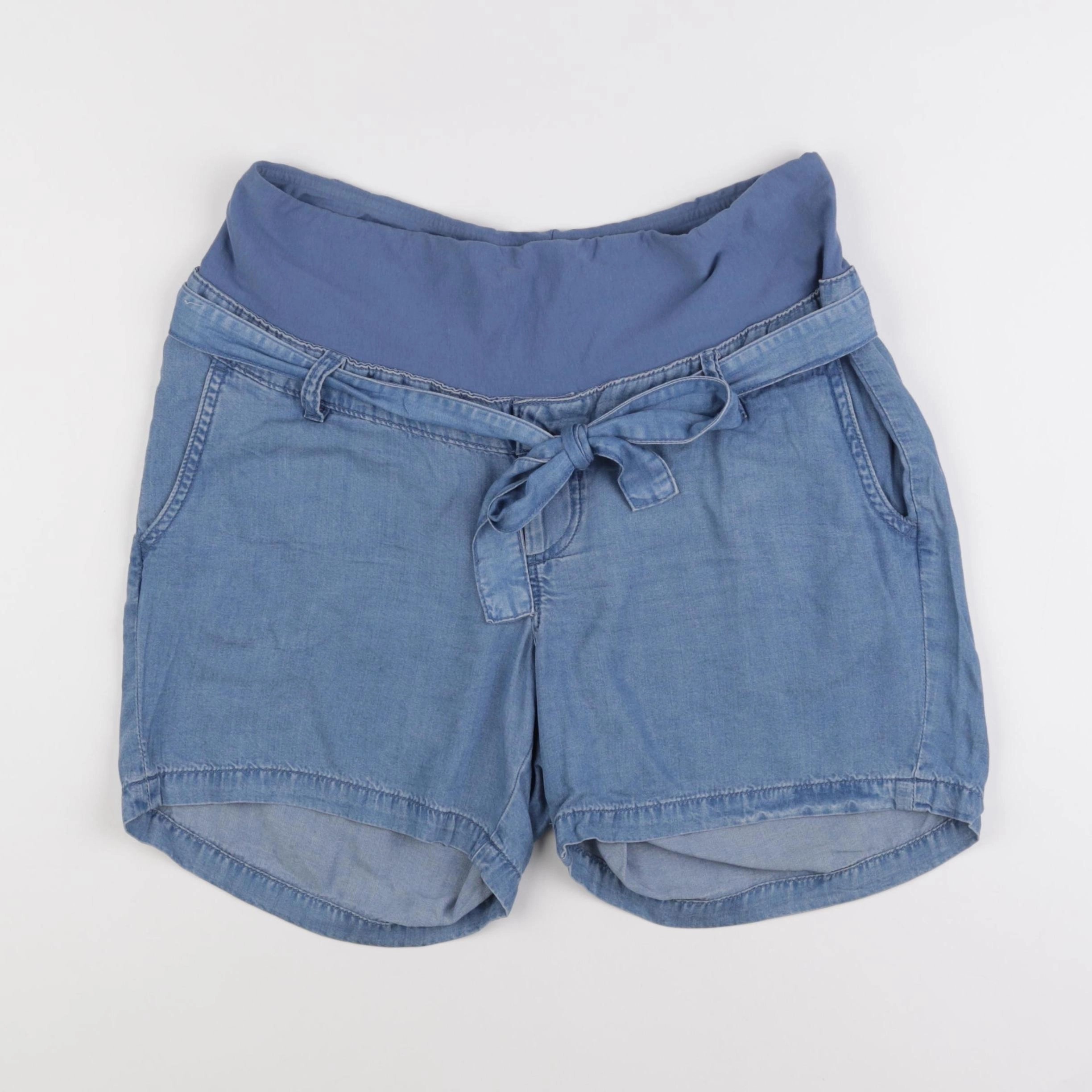 H&M - short grossesse bleu - 38