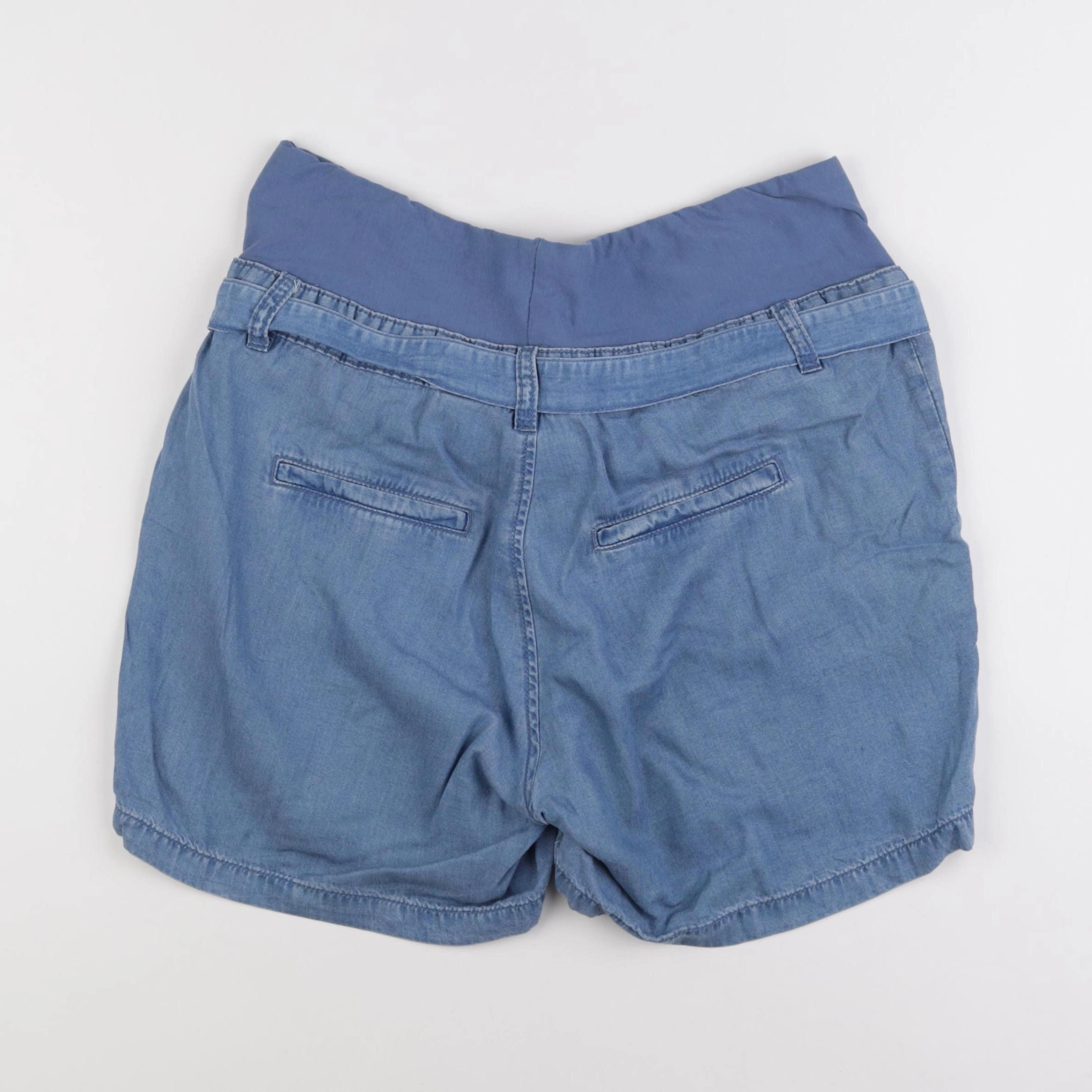 H&M - short grossesse bleu - 38