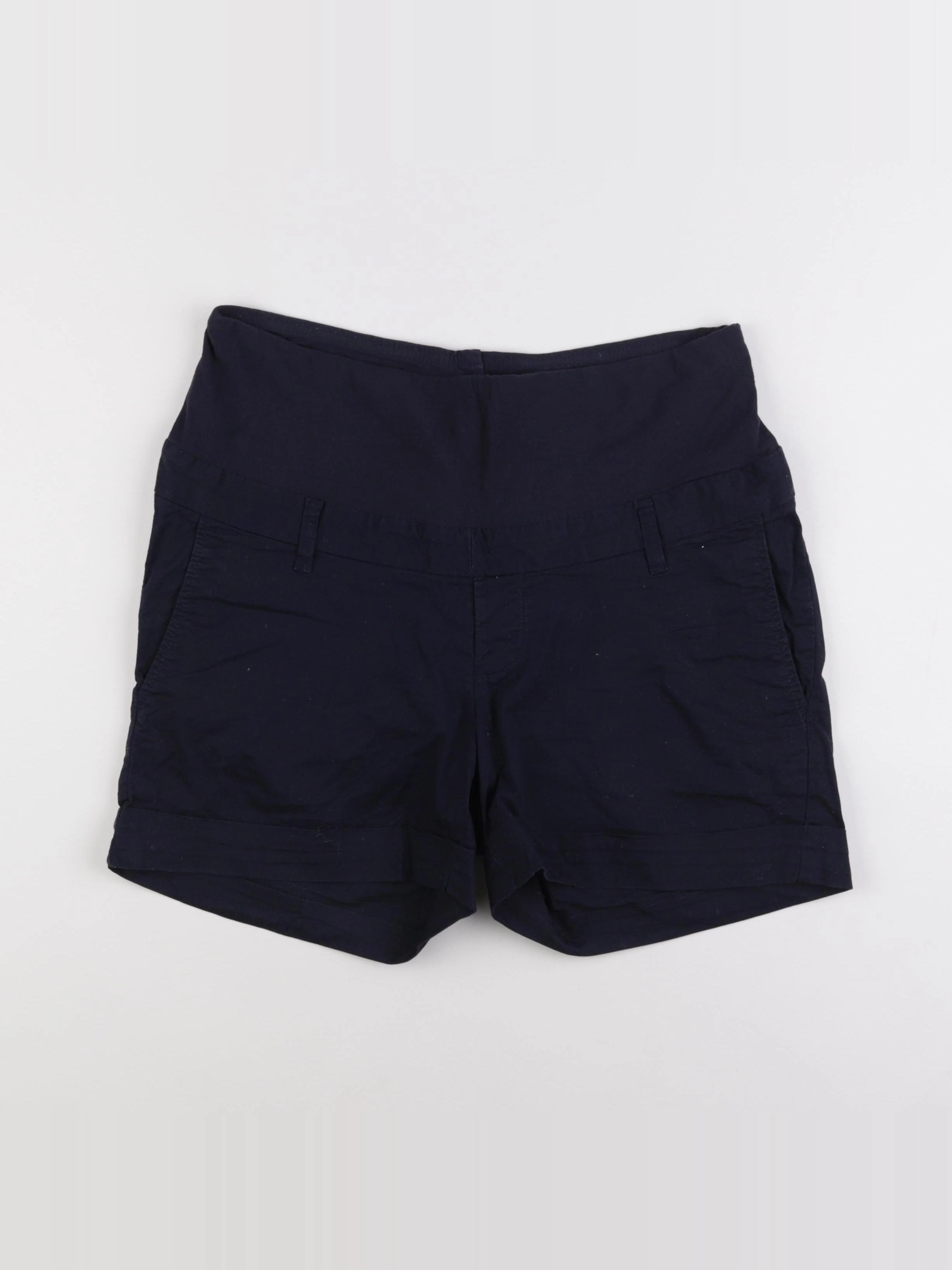 H&M - short grossesse bleu - 38