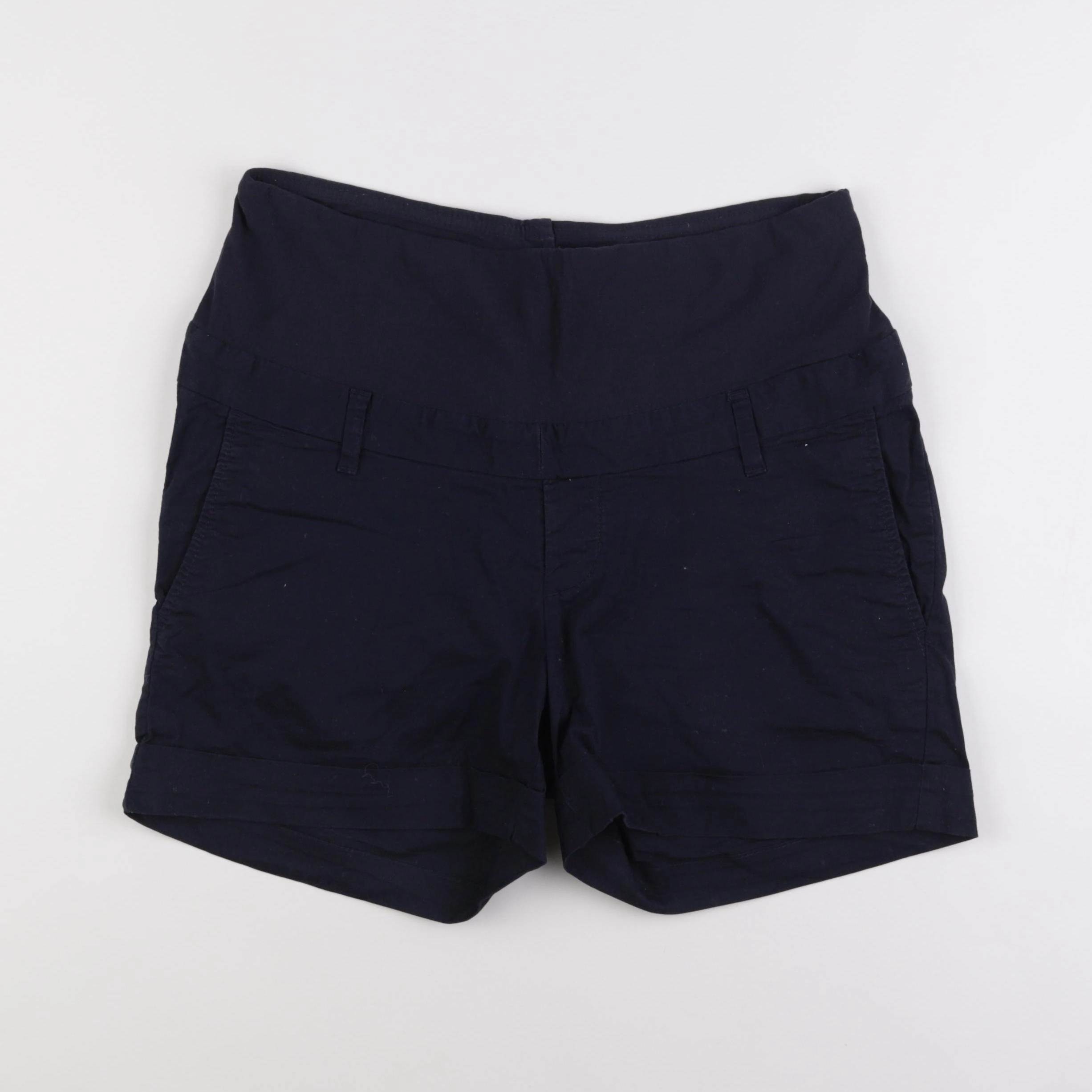 H&M - short grossesse bleu - 38