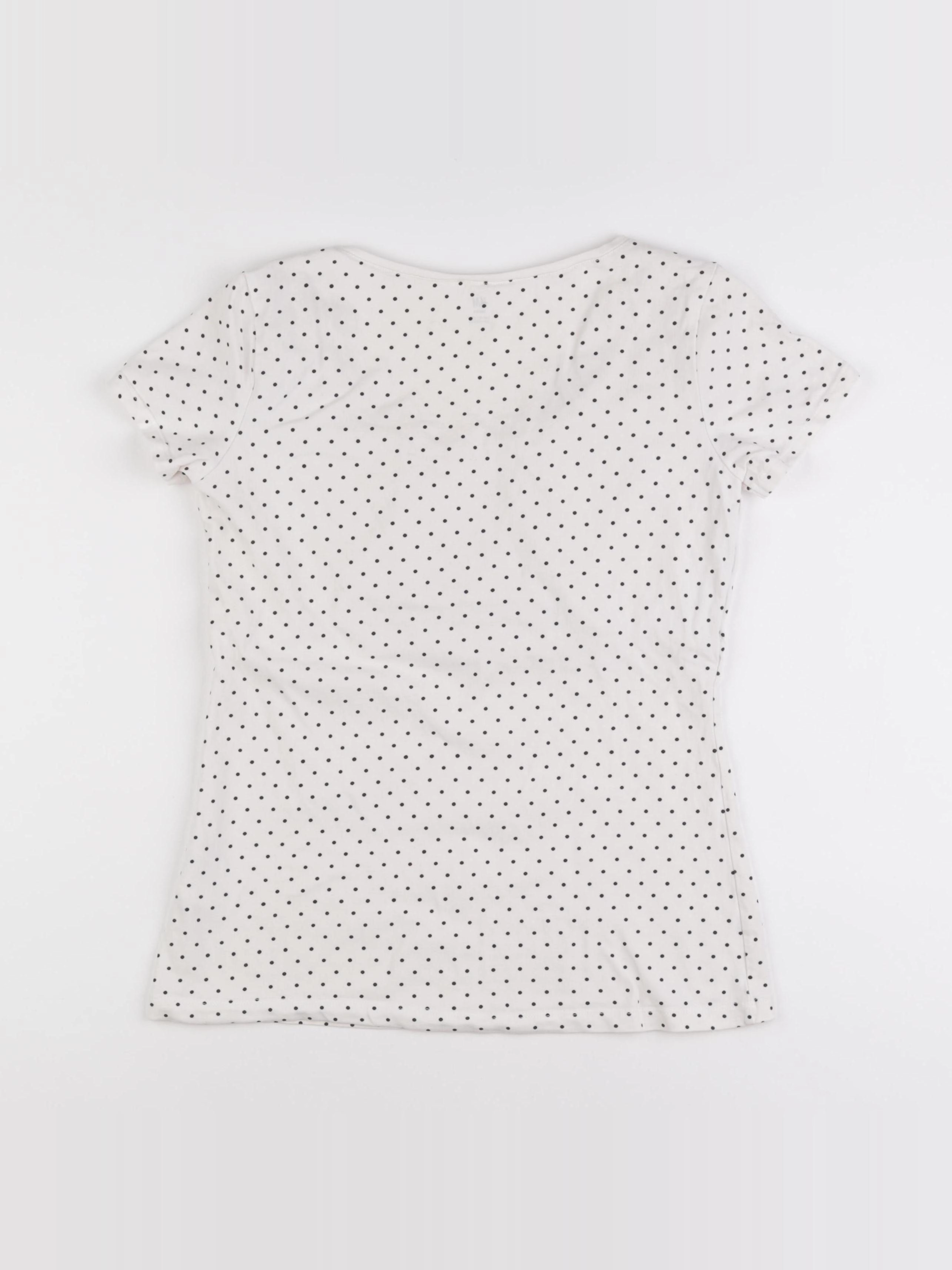 H&M - tee-shirt grossesse beige, noir - m