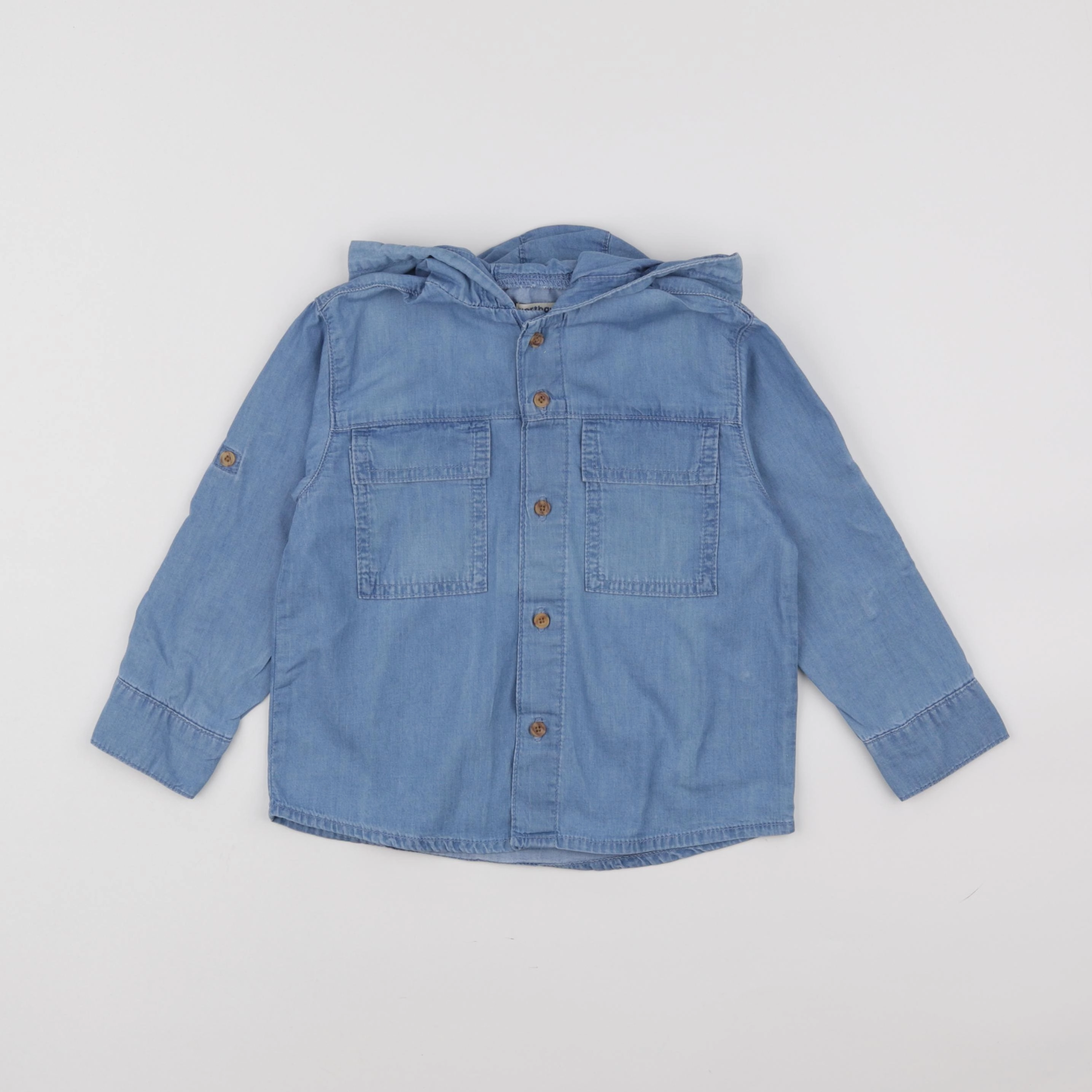 Vertbaudet - chemise bleu - 4 ans
