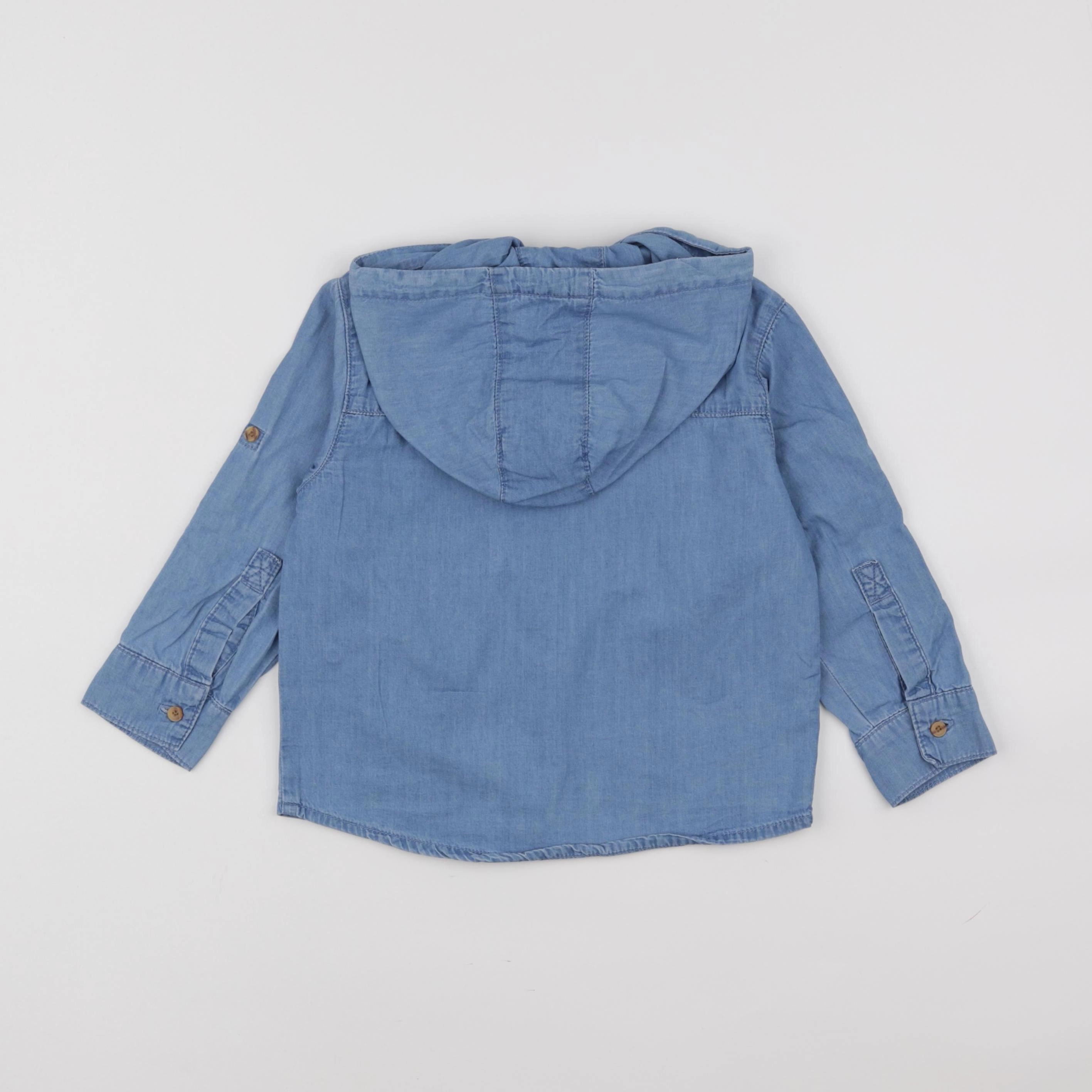 Vertbaudet - chemise bleu - 4 ans