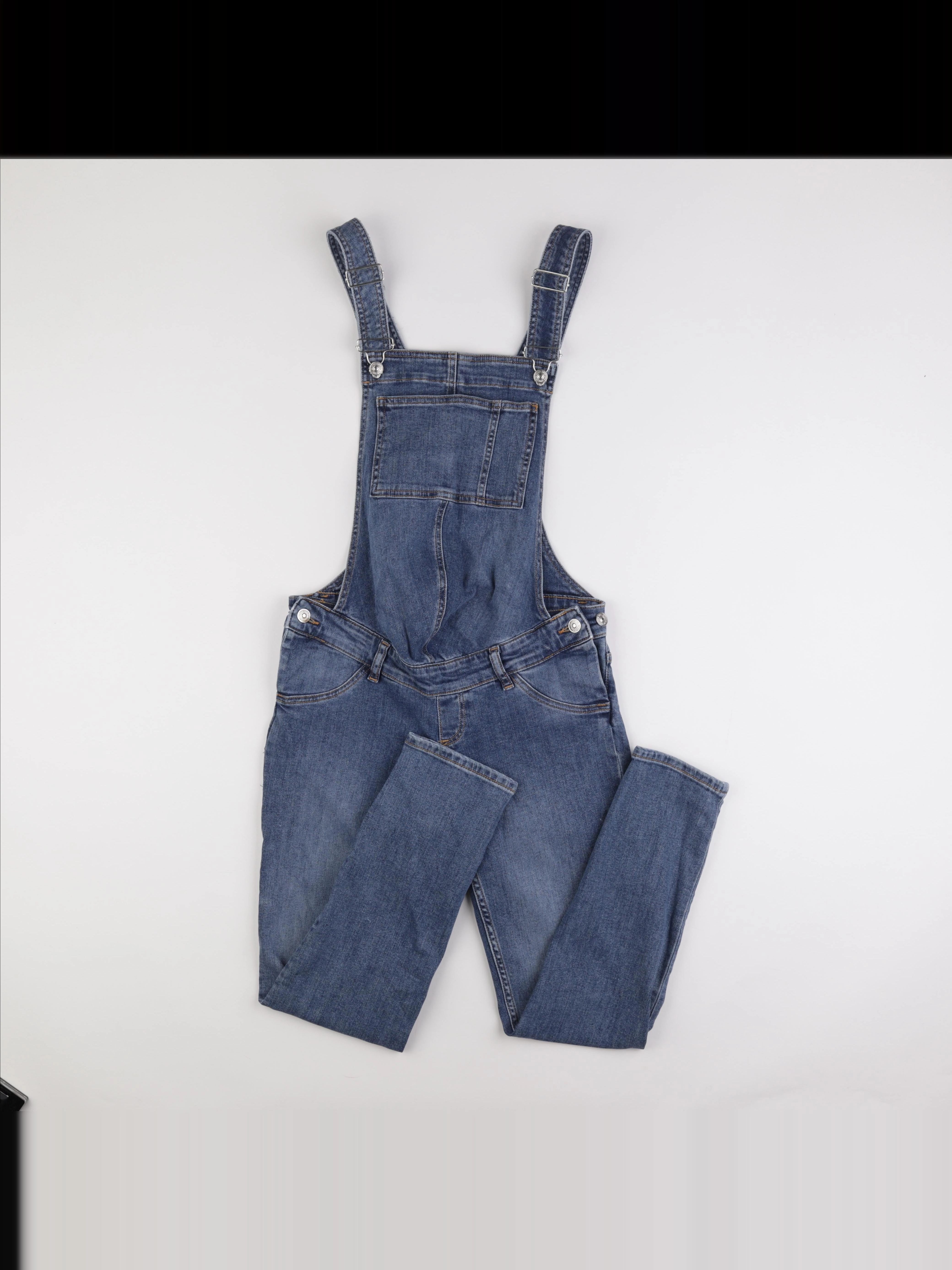 H&M - salopette grossesse bleu - s