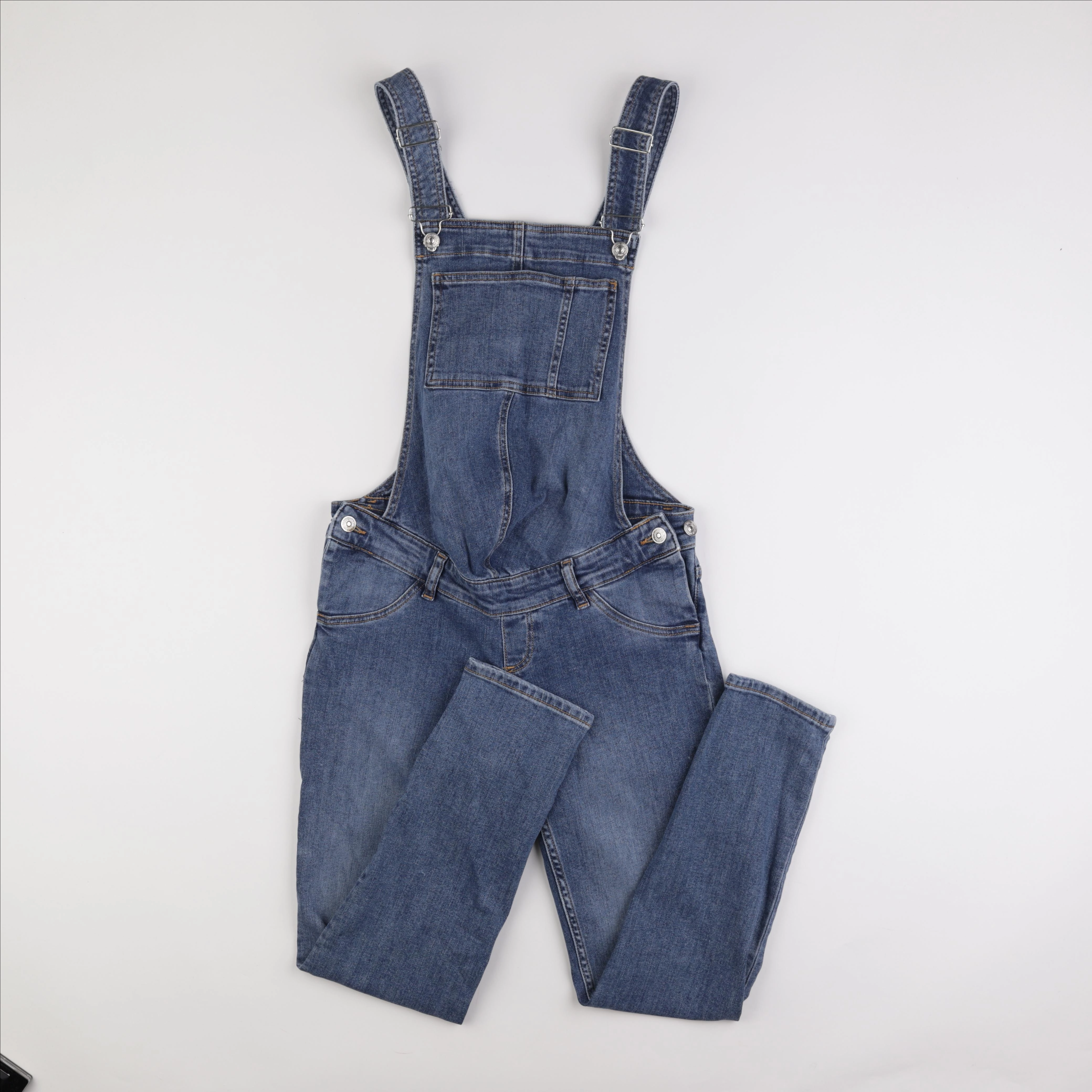 H&M - salopette grossesse bleu - s