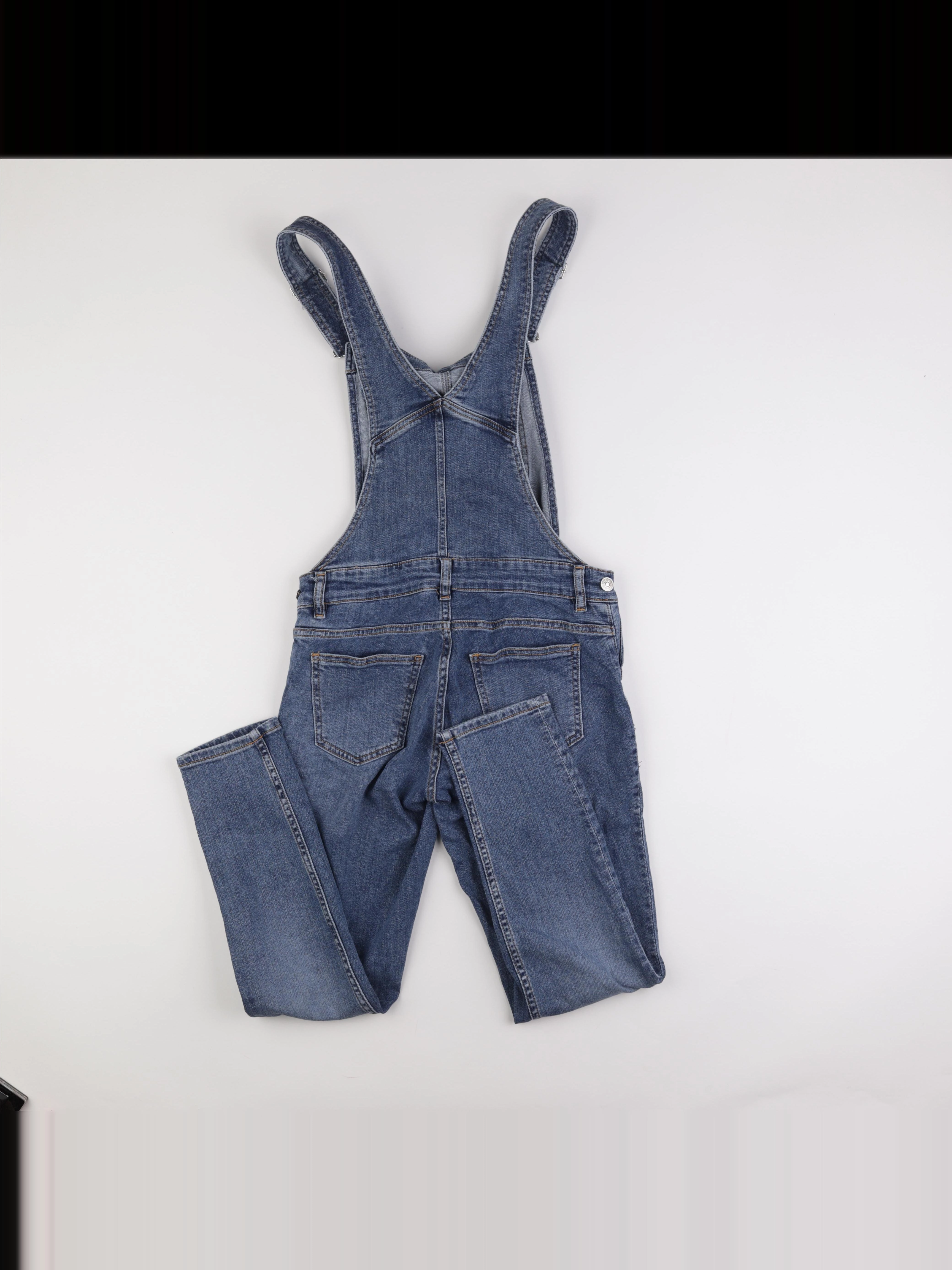 H&M - salopette grossesse bleu - s