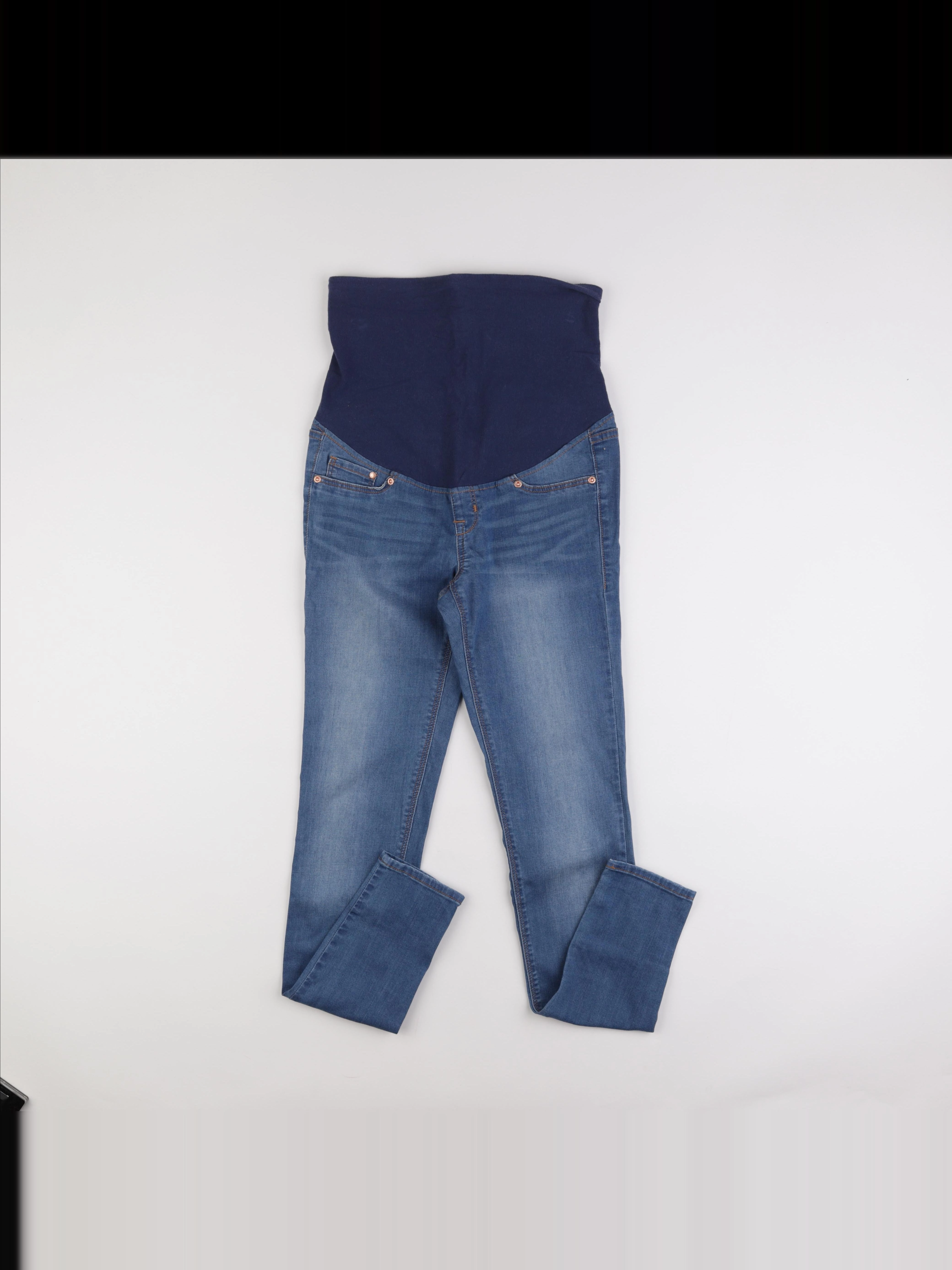 H&M - pantalon grossesse bleu - 36