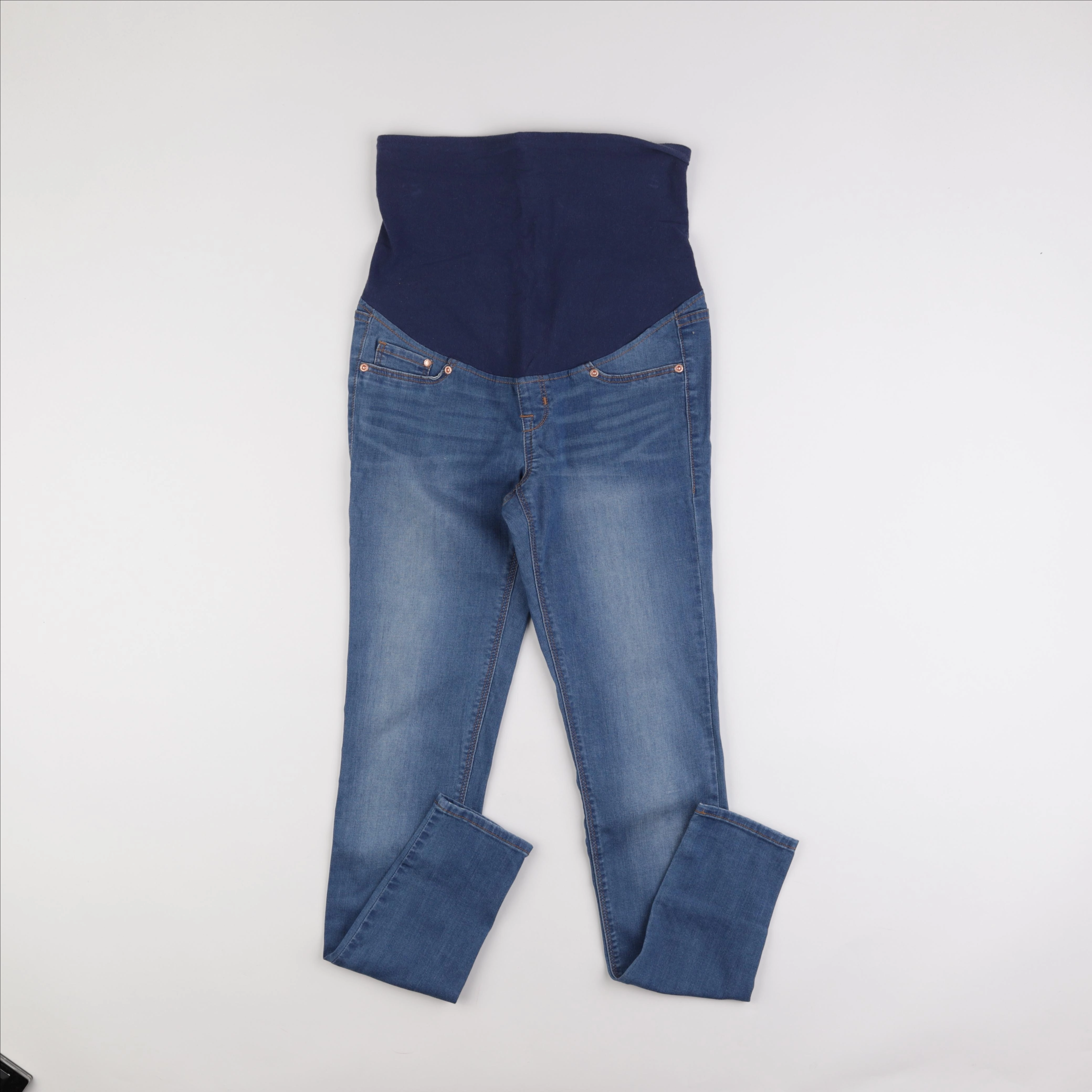 H&M - pantalon grossesse bleu - 36
