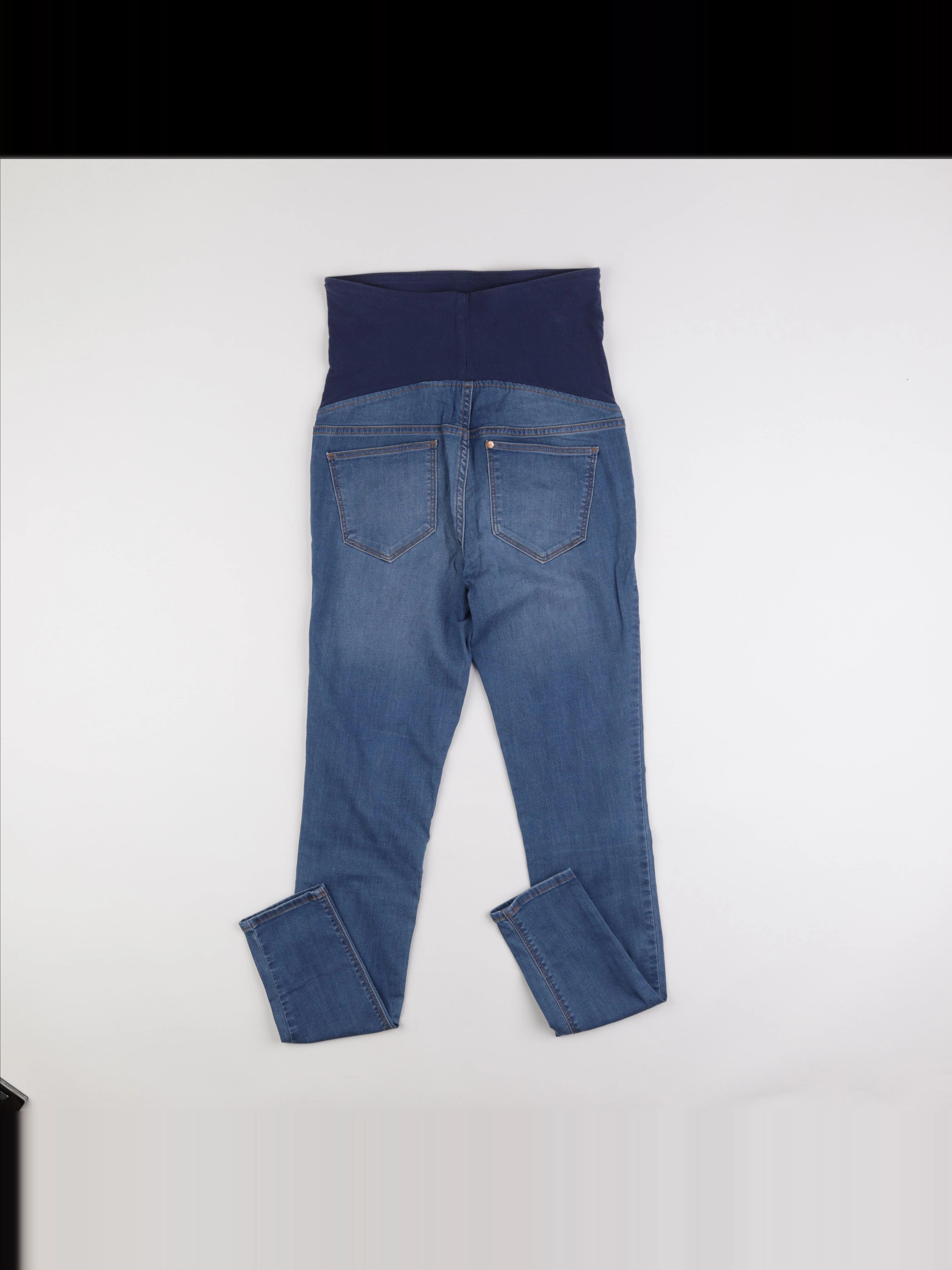 H&M - pantalon grossesse bleu - 36