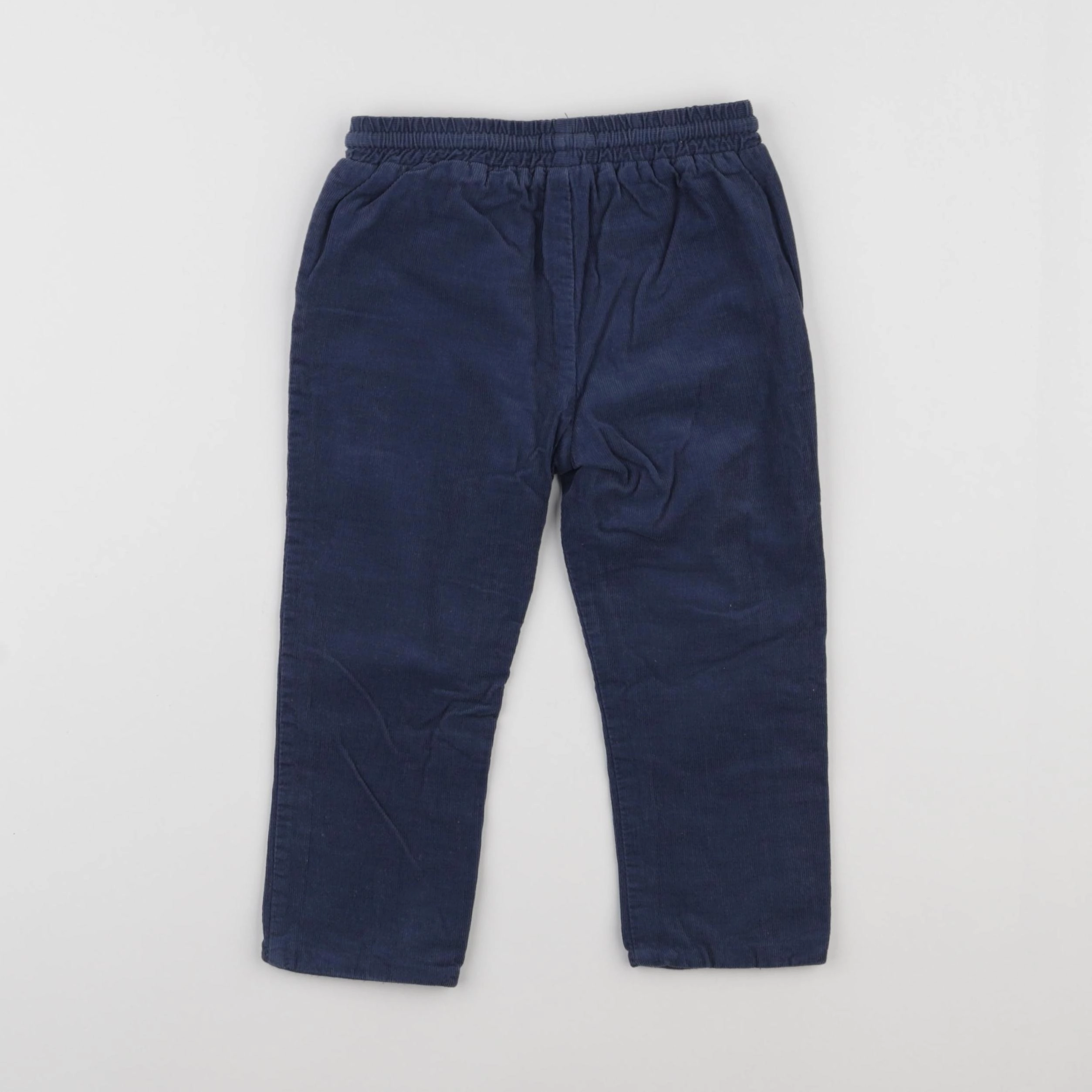 Vertbaudet - pantalon doublé bleu - 2 ans