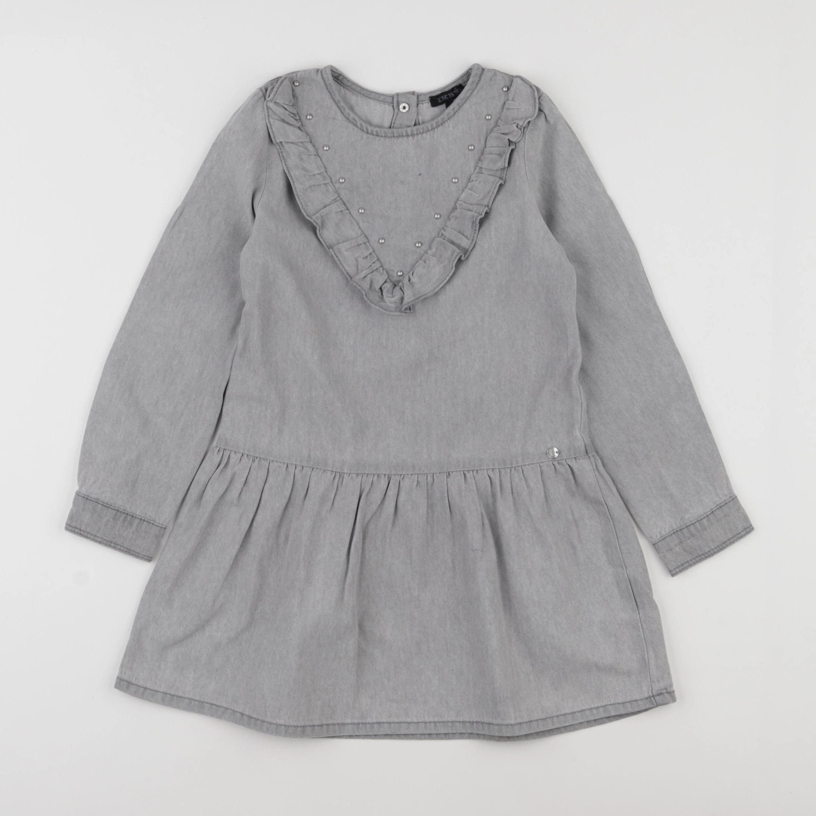 IKKS - robe gris - 5 ans