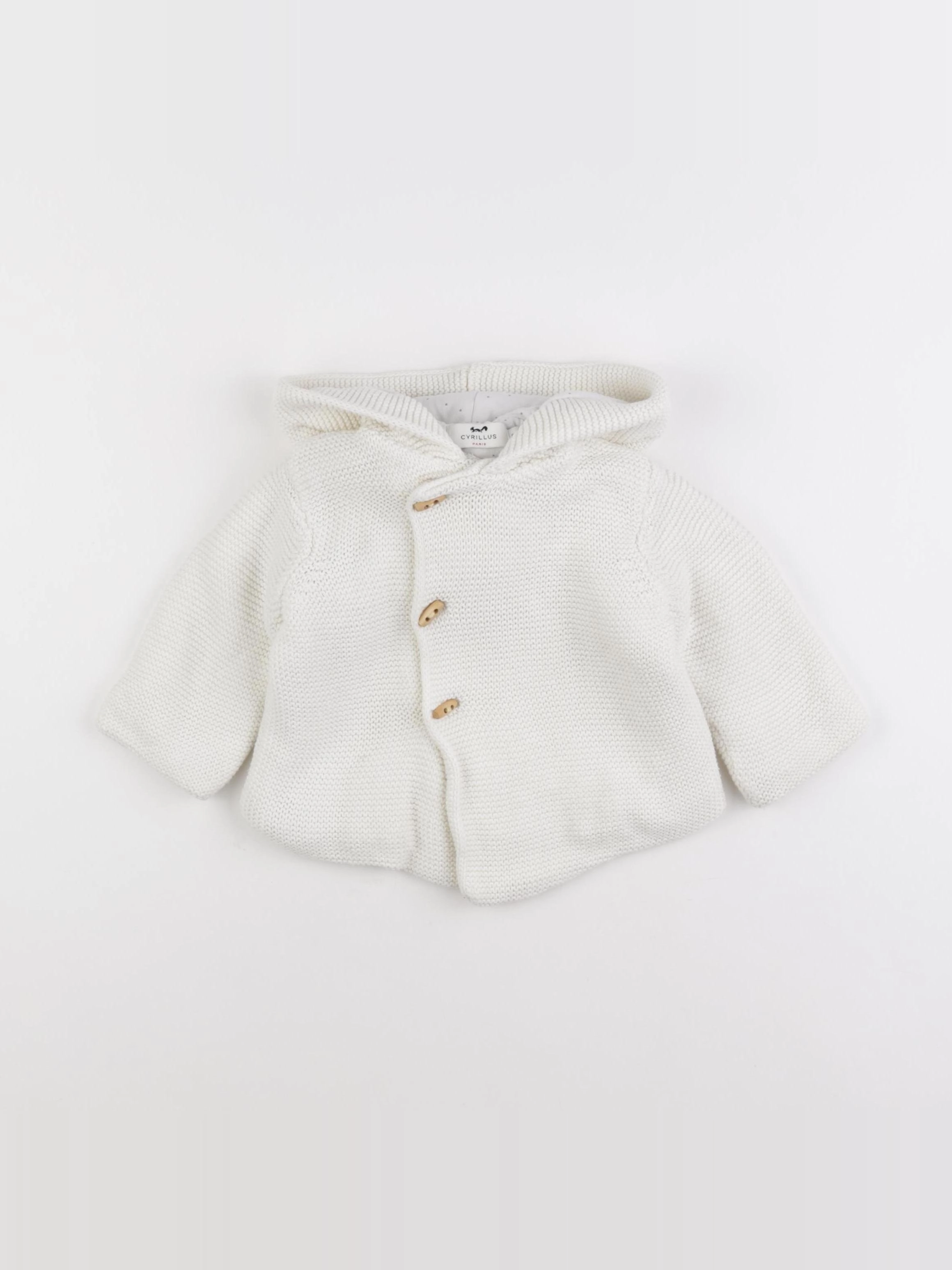 Cyrillus - gilet beige - 9 mois