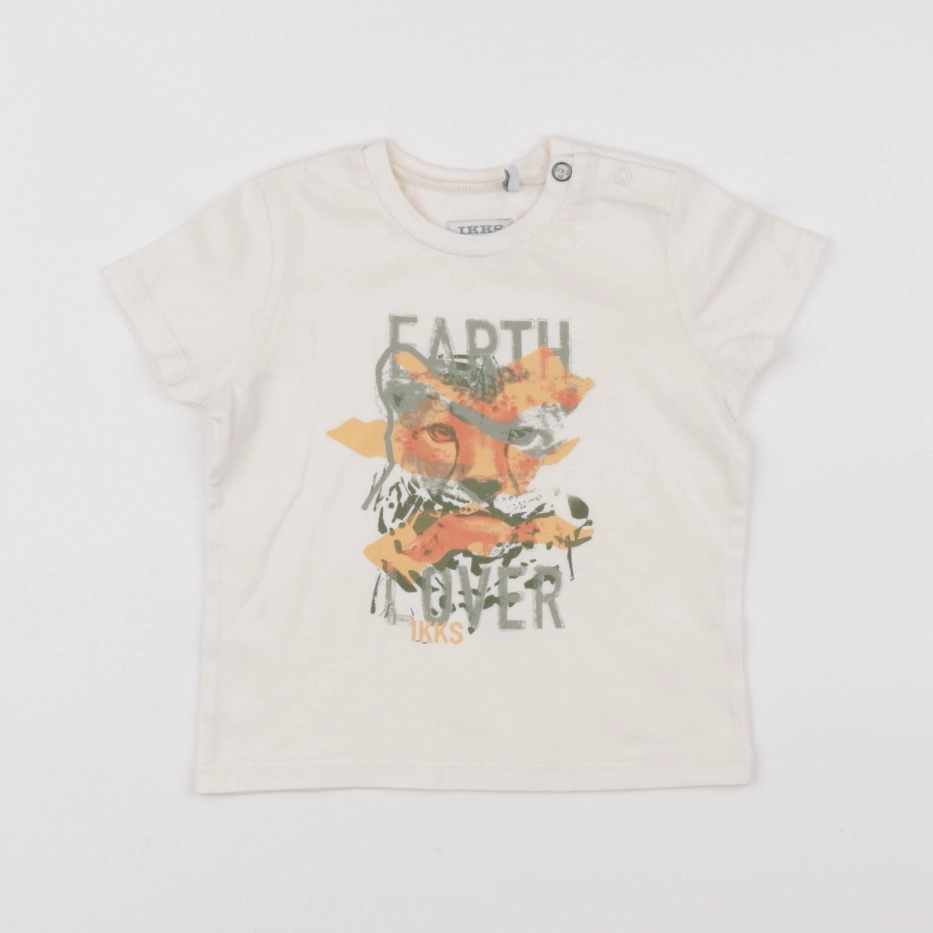 IKKS - tee-shirt beige - 12 mois