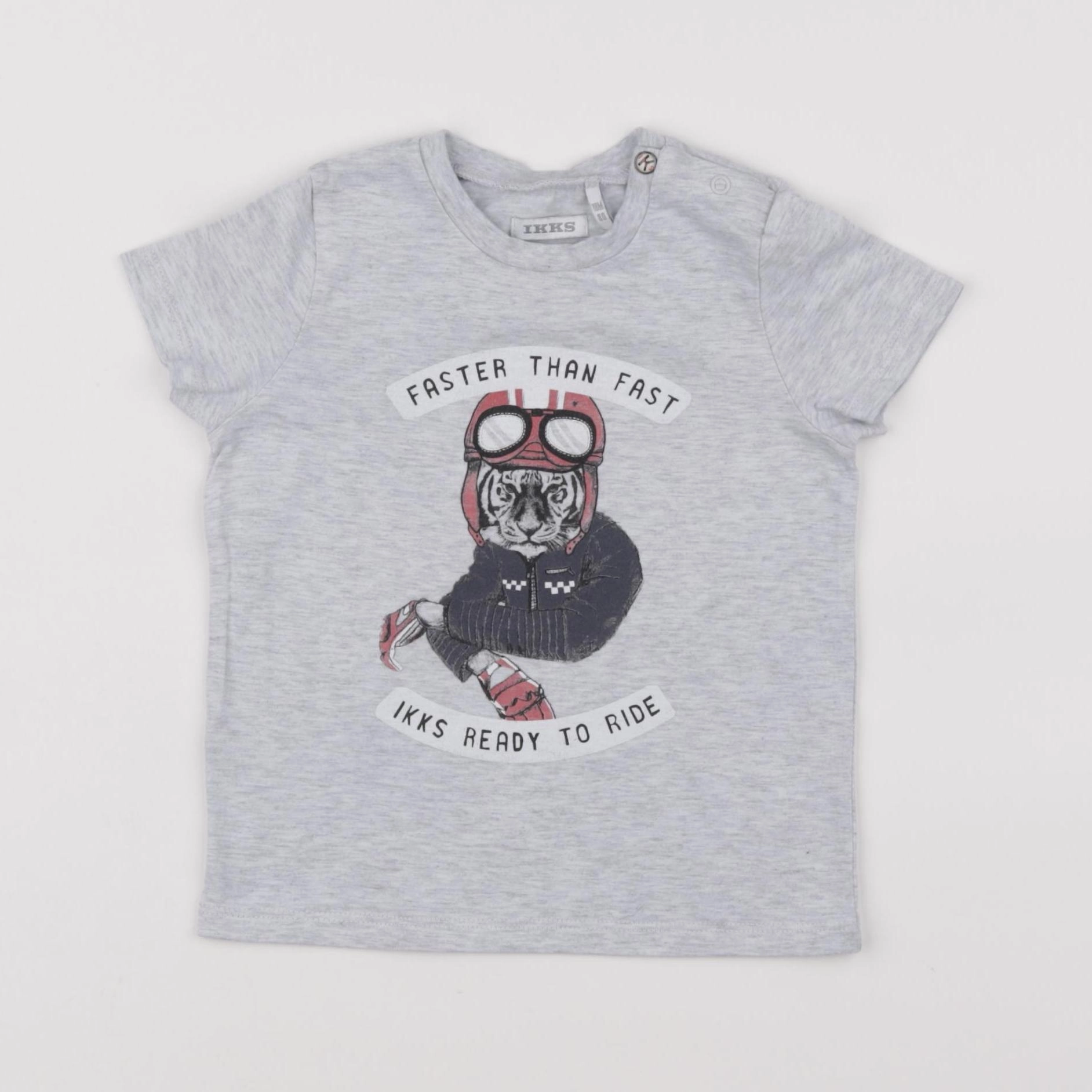 IKKS - tee-shirt gris - 18 mois