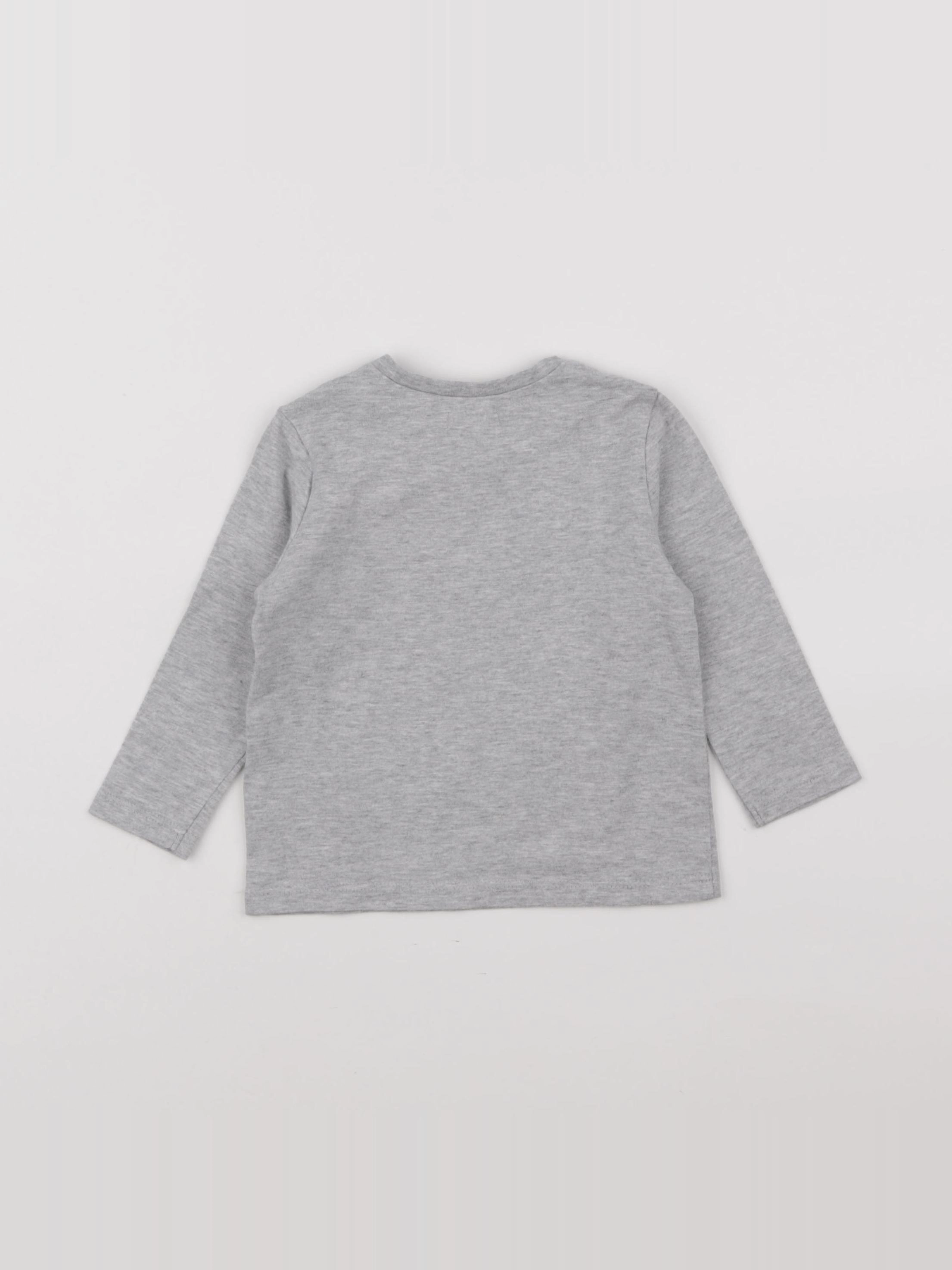 IKKS - tee-shirt gris - 12 mois