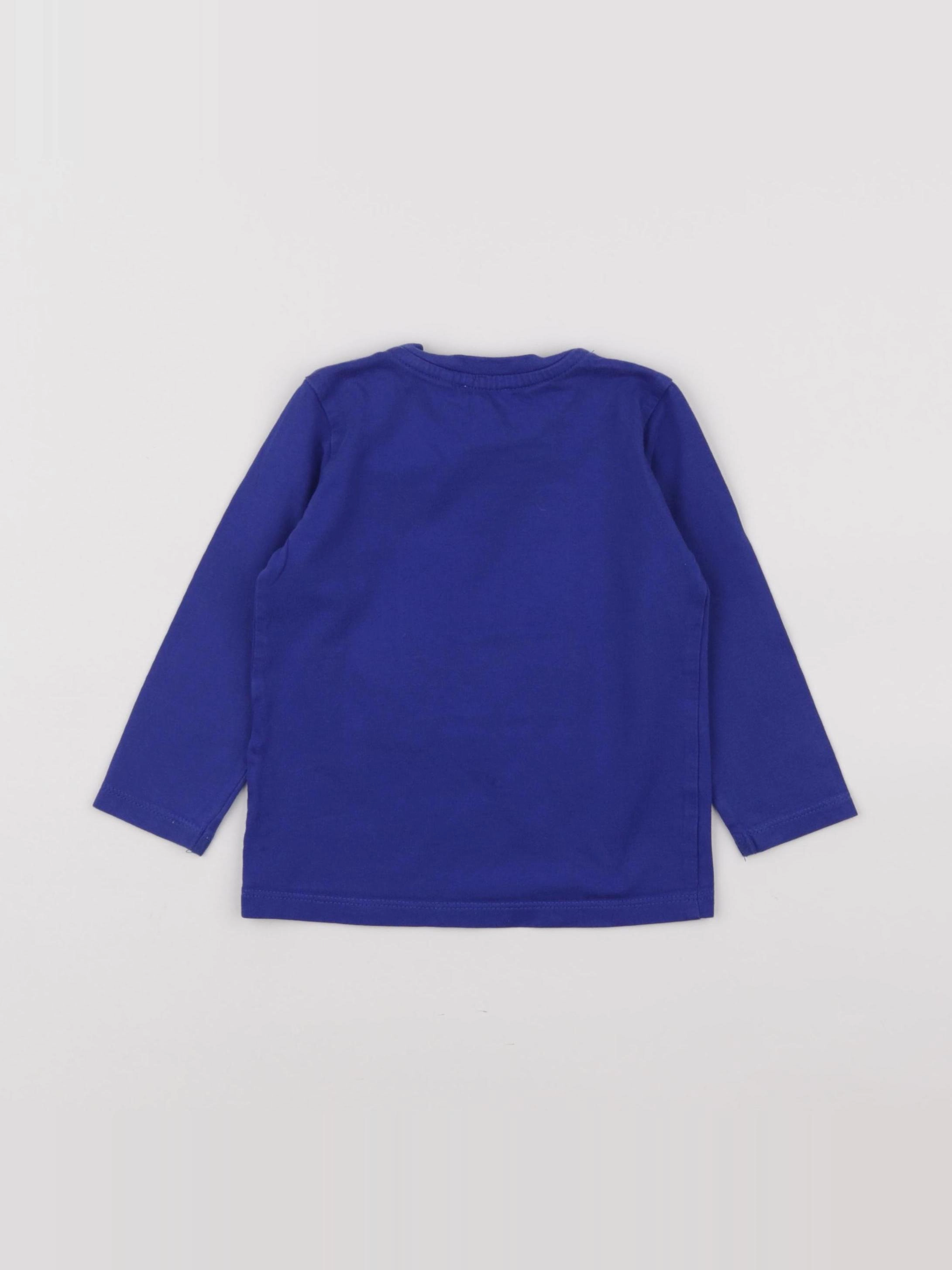 IKKS - tee-shirt bleu - 12 mois