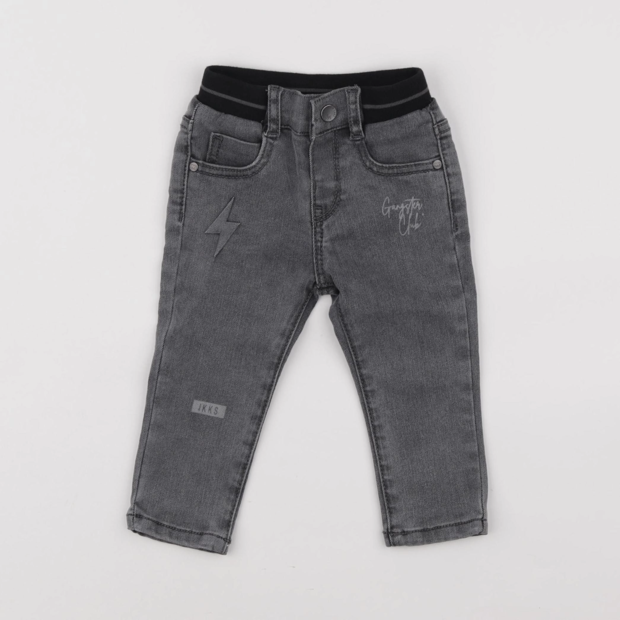 IKKS - jean gris - 12 mois