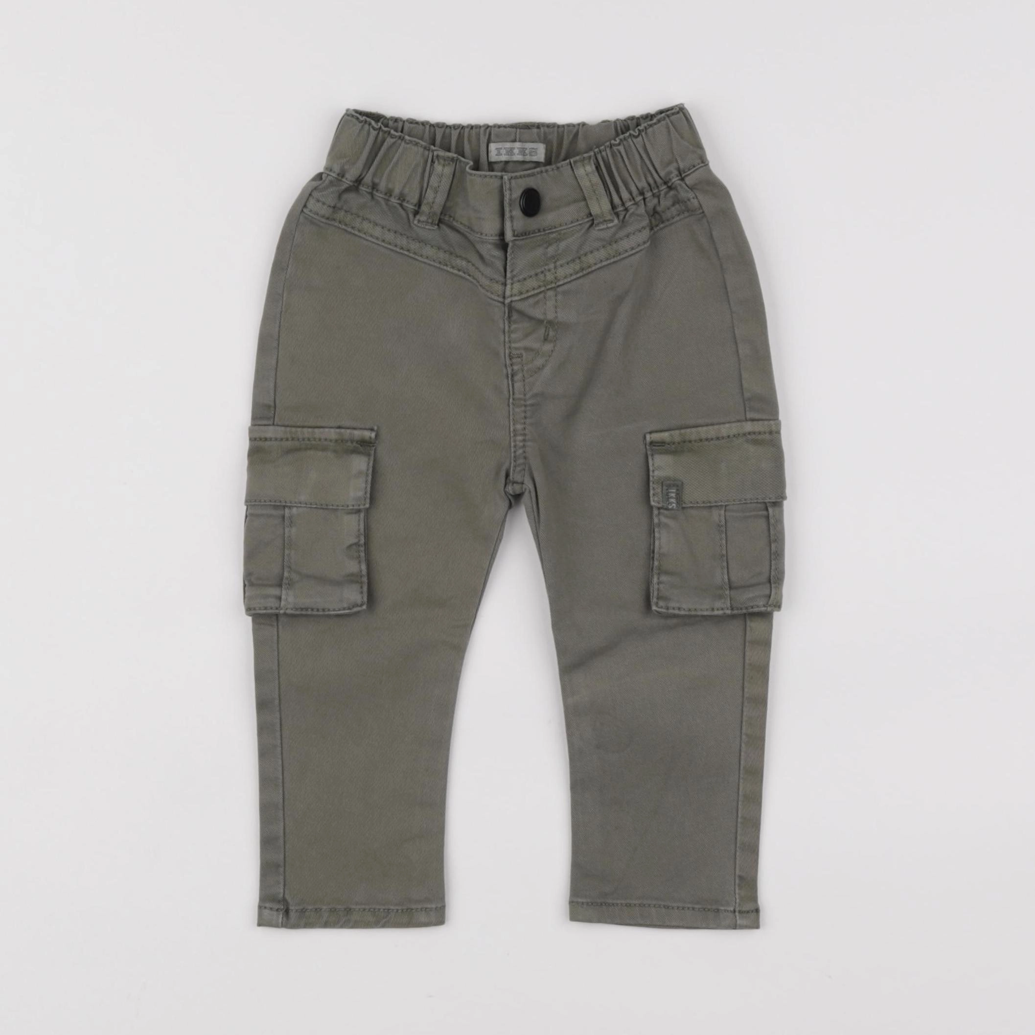IKKS - pantalon vert - 12 mois