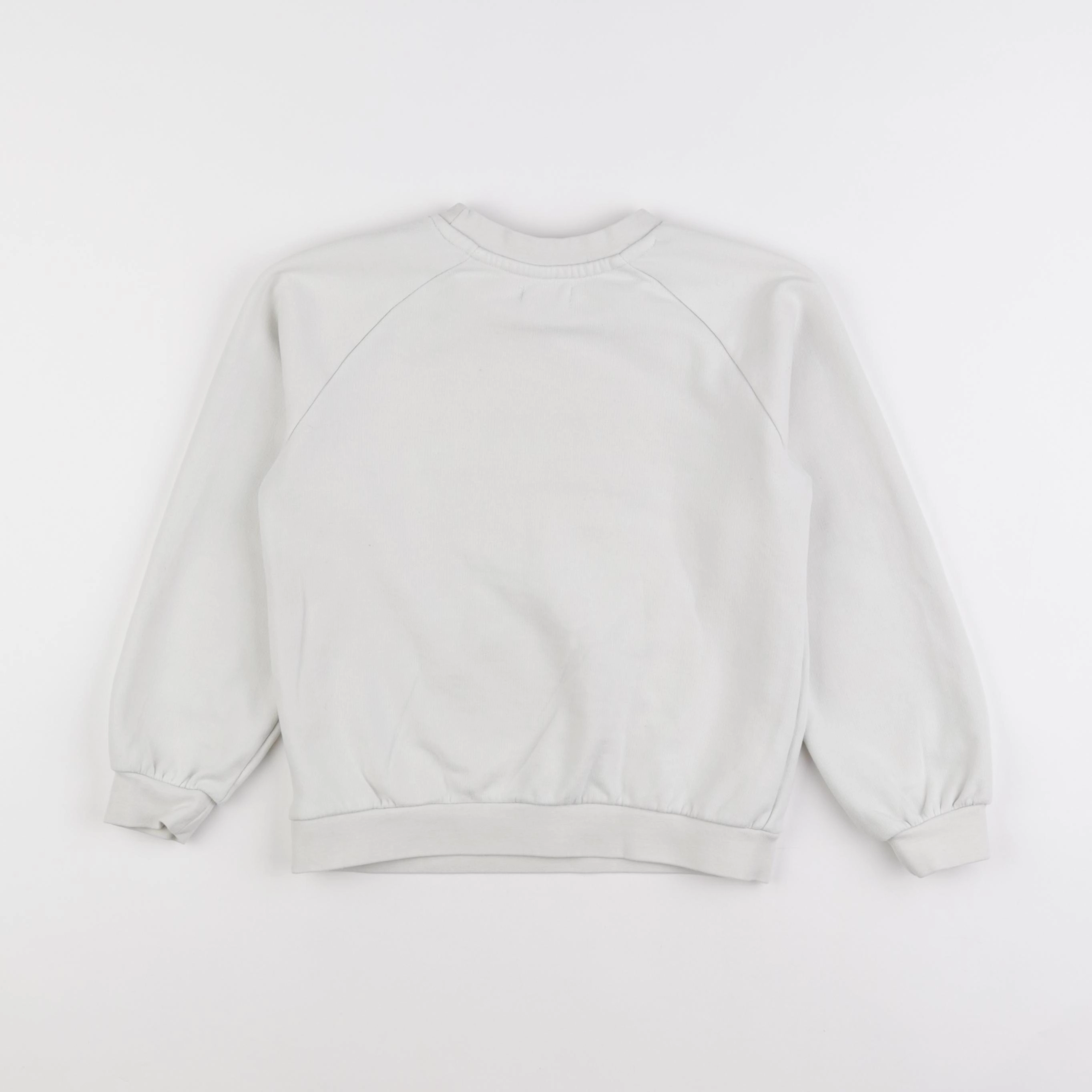 Vertbaudet - sweat blanc - 8 ans