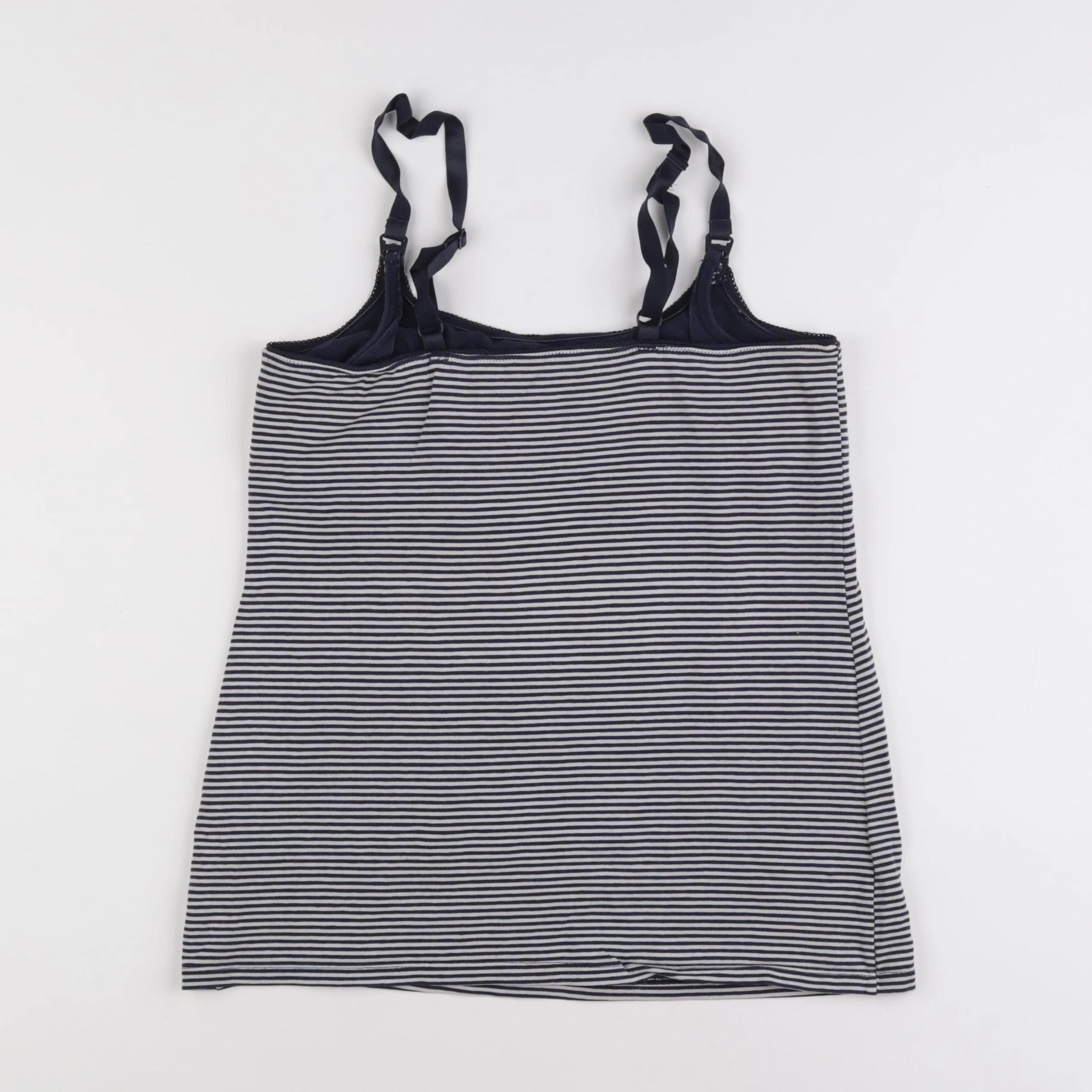 H&M - débardeur allaitement bleu, blanc - m