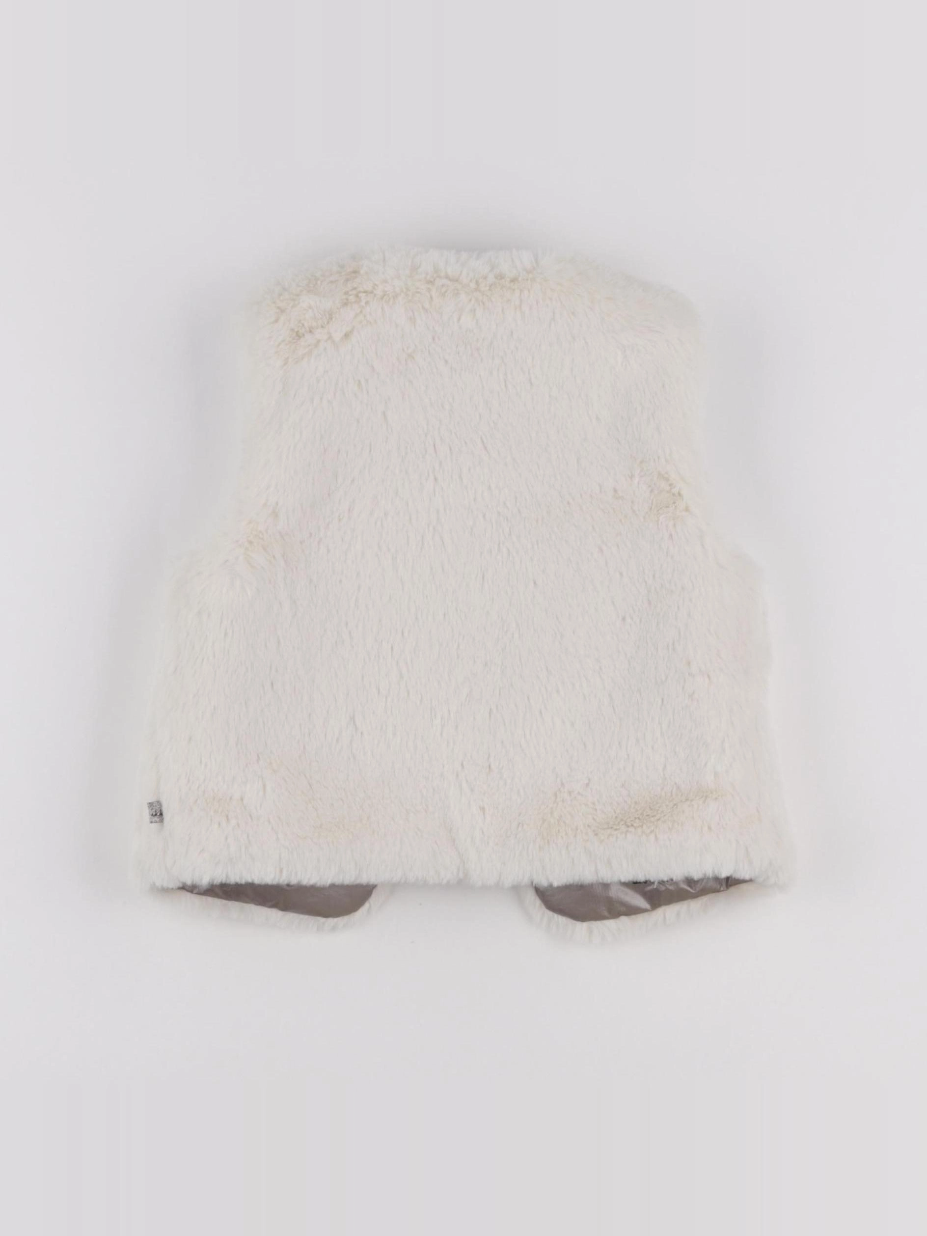 IKKS - doudoune réversible or, blanc - 12/18 mois