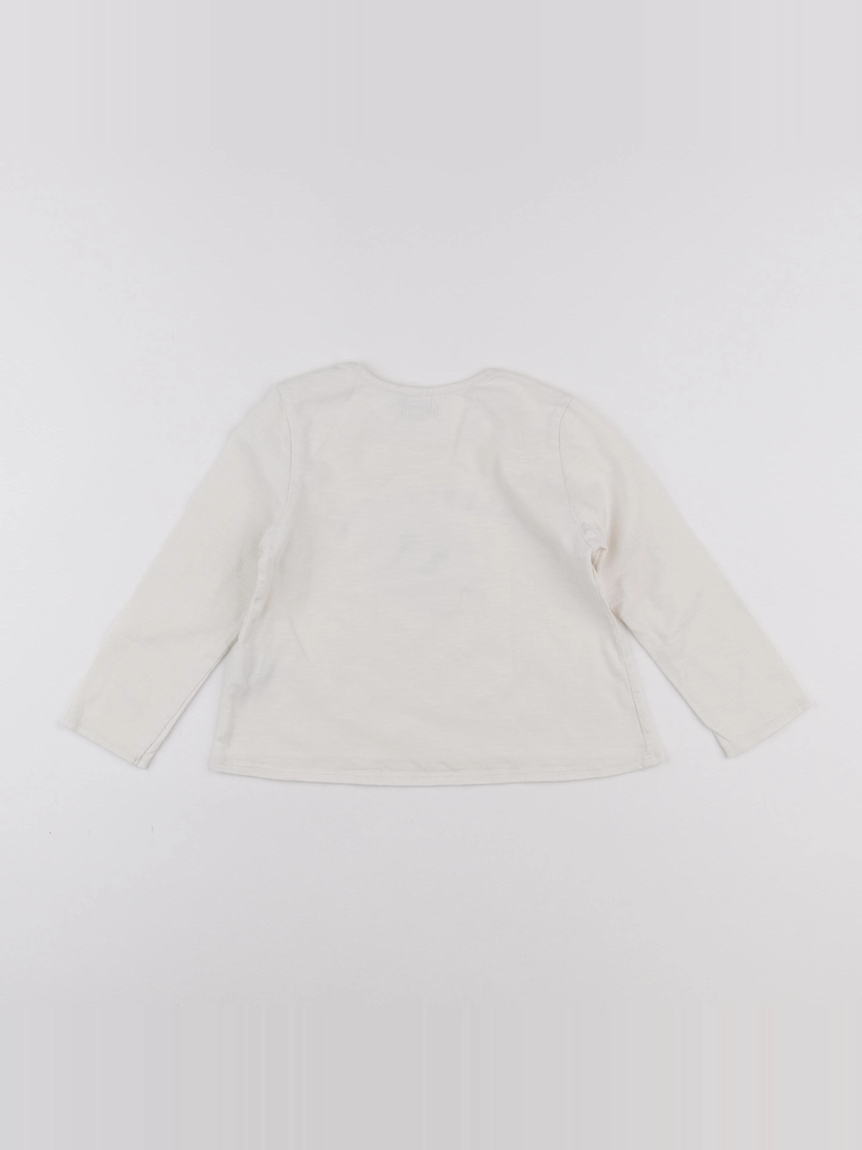 IKKS - tee-shirt blanc - 3 ans