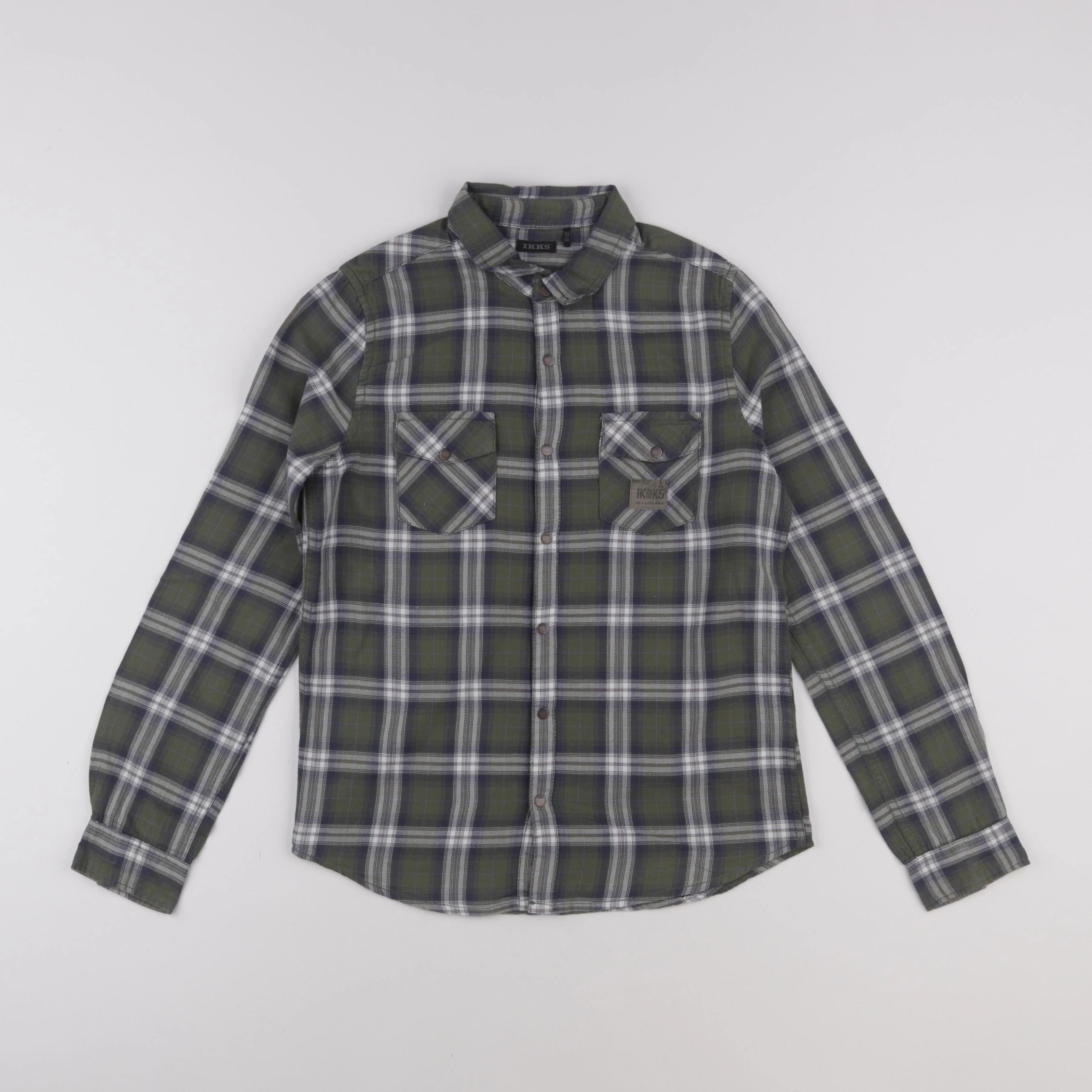 IKKS - chemise vert - 12 ans