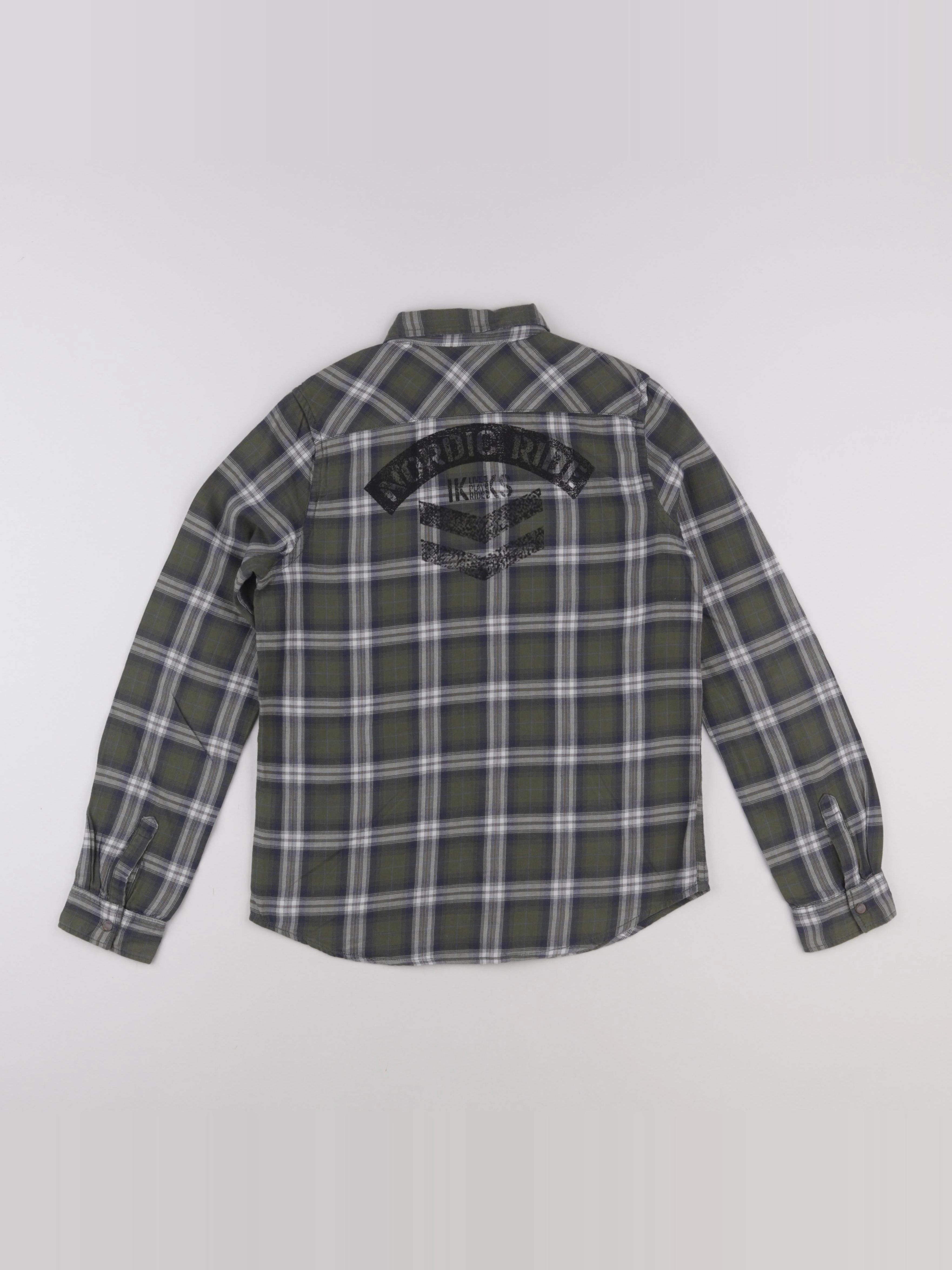 IKKS - chemise vert - 12 ans