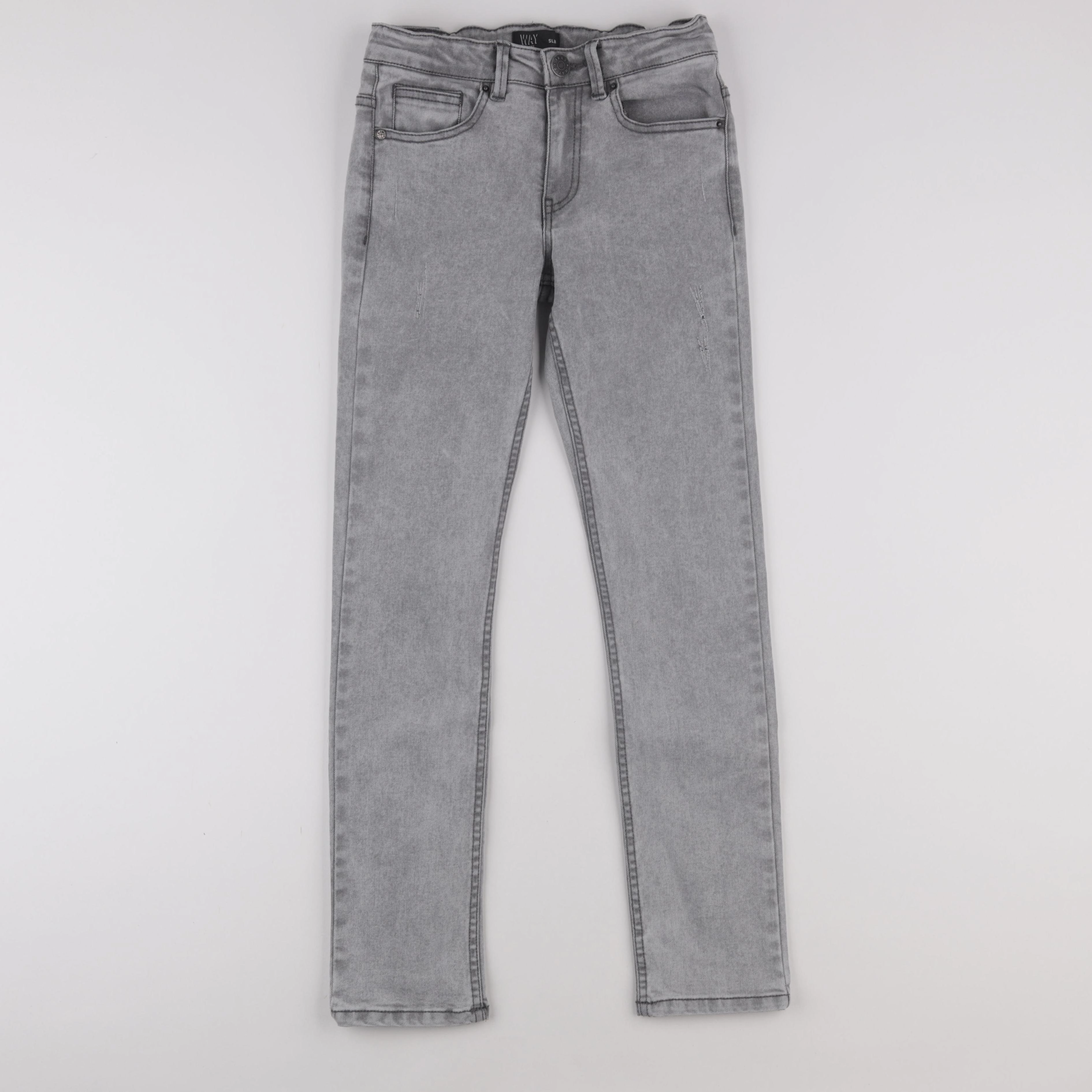 IKKS - jean gris - 12 ans
