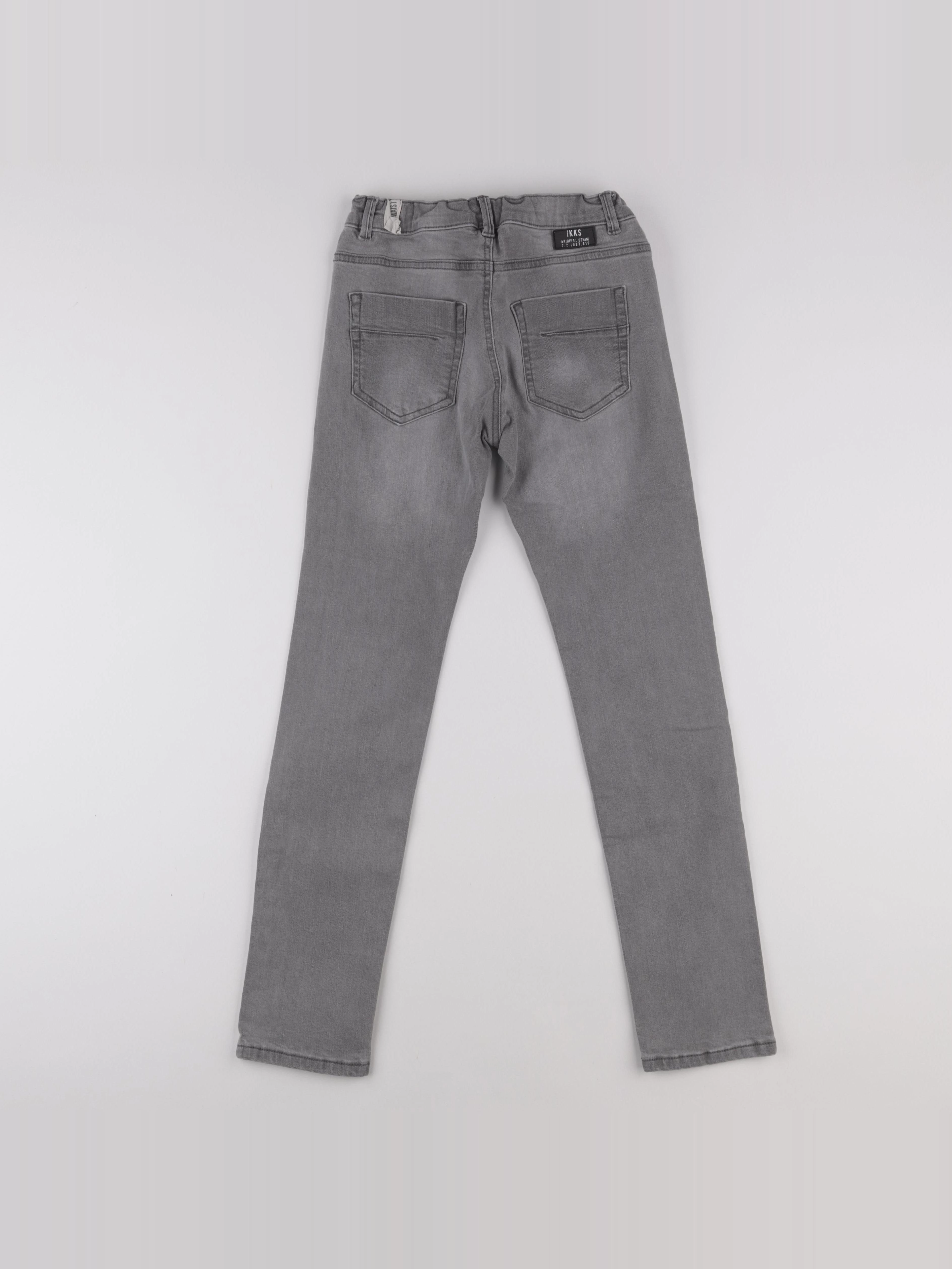 IKKS - jean gris - 12 ans