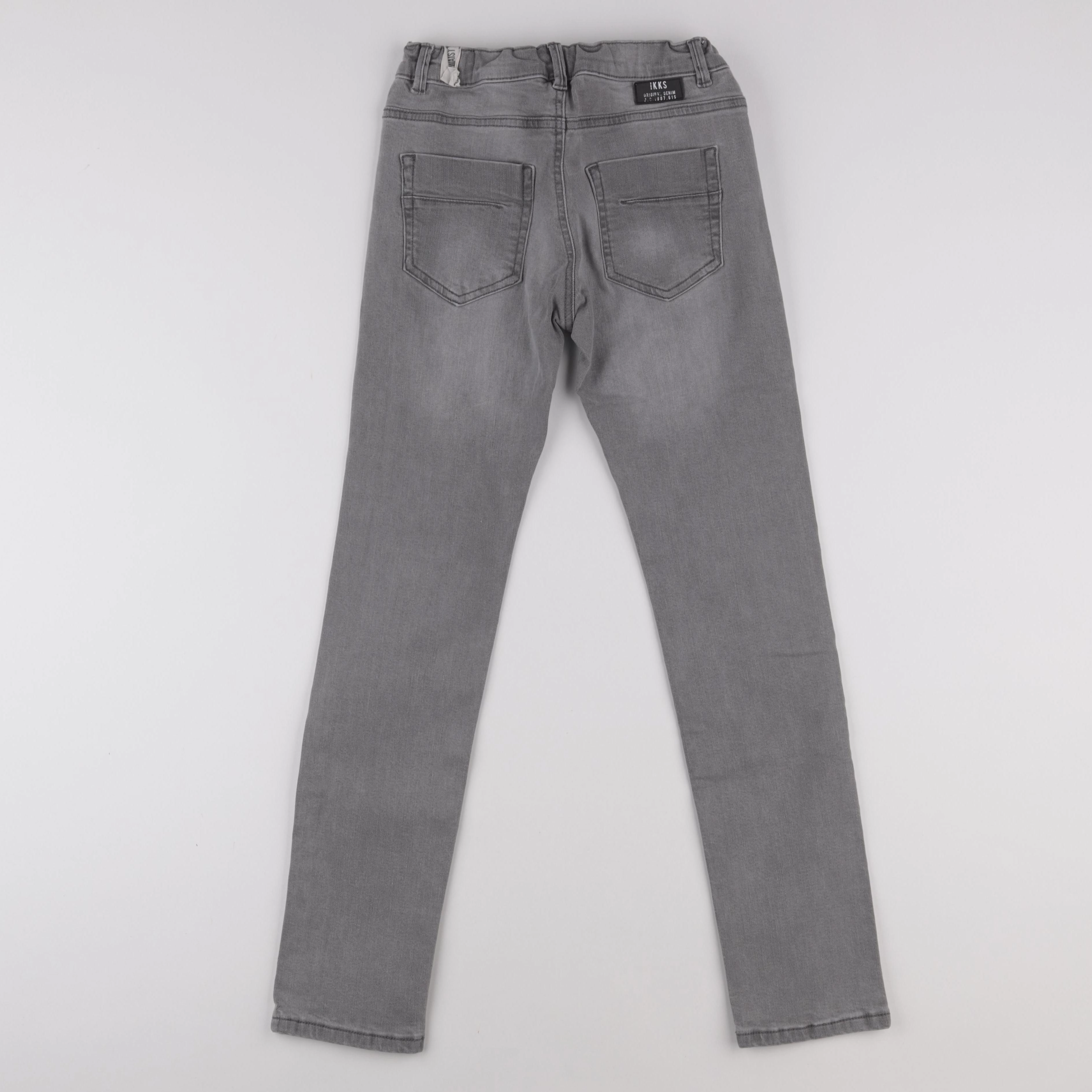 IKKS - jean gris - 12 ans