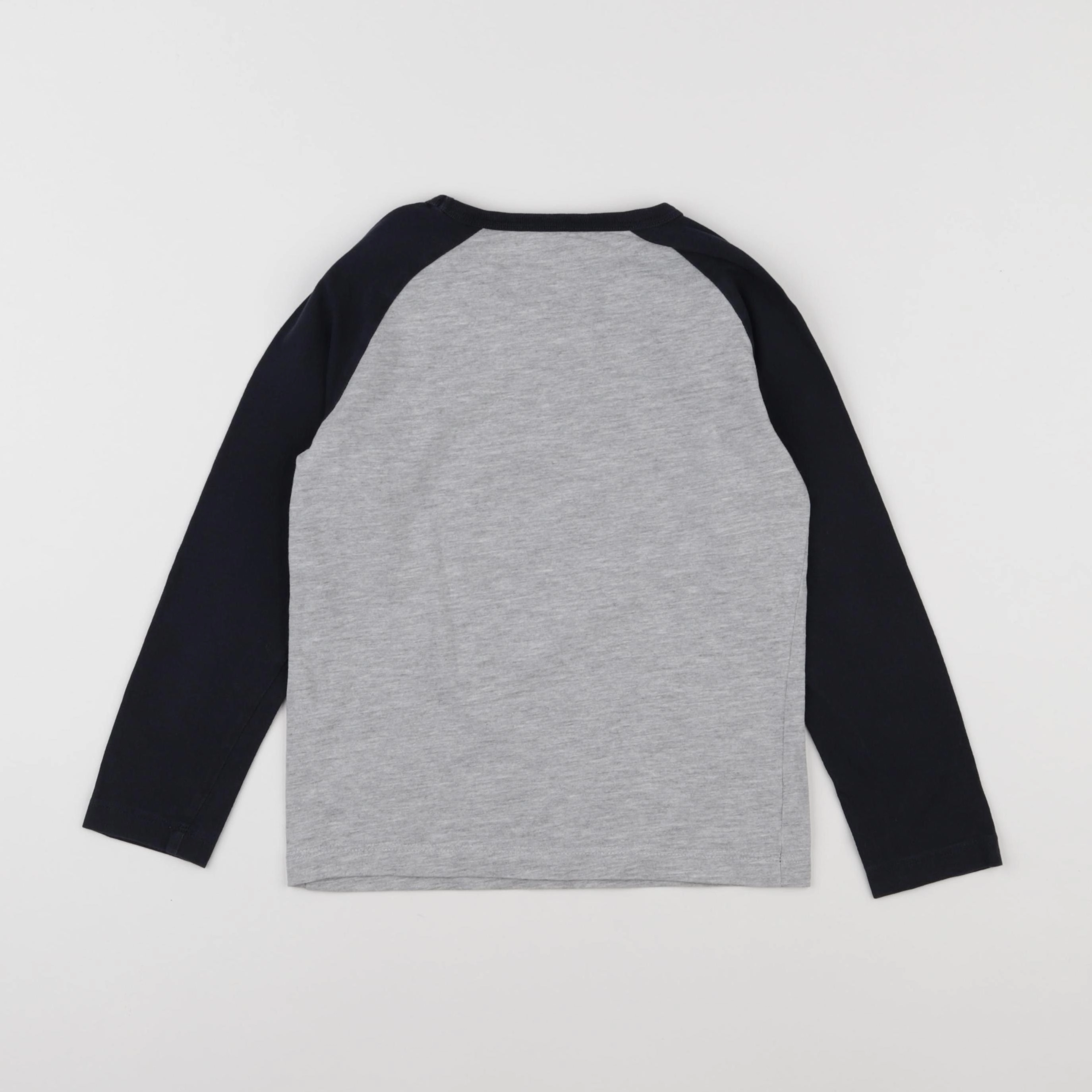 Monoprix - tee-shirt bleu, gris - 6 ans