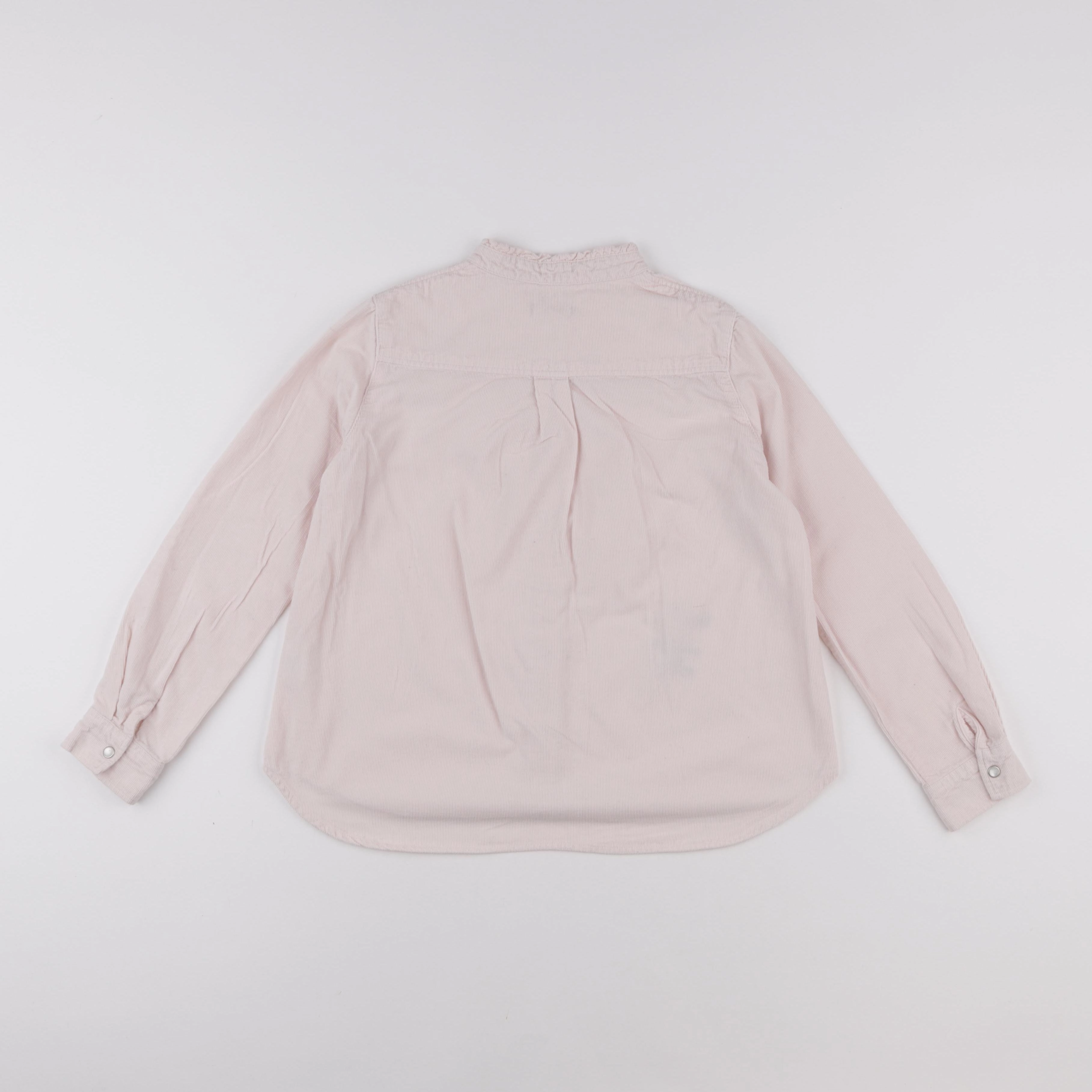 IKKS - blouse velours rose - 10 ans