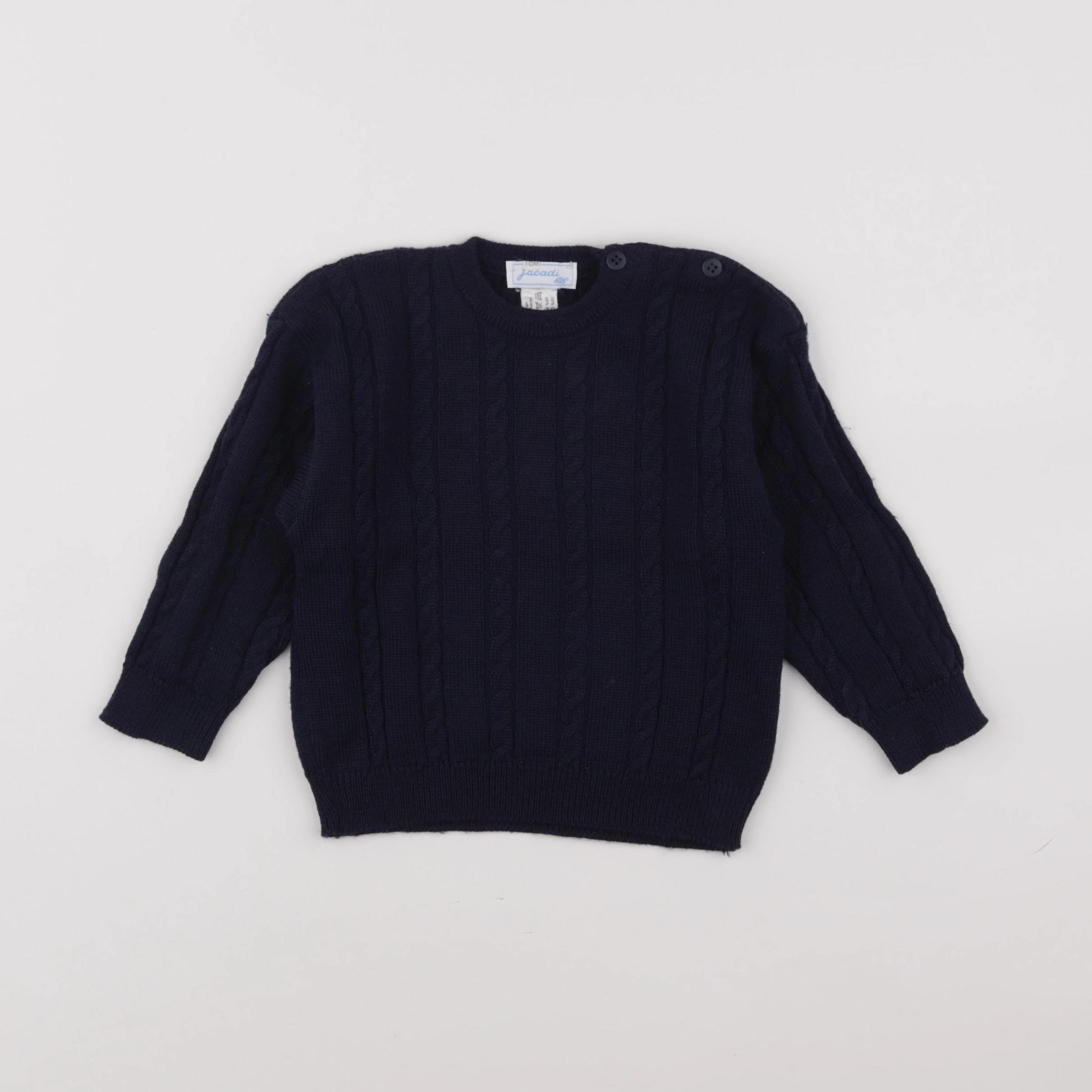 Jacadi - pull bleu - 18 mois