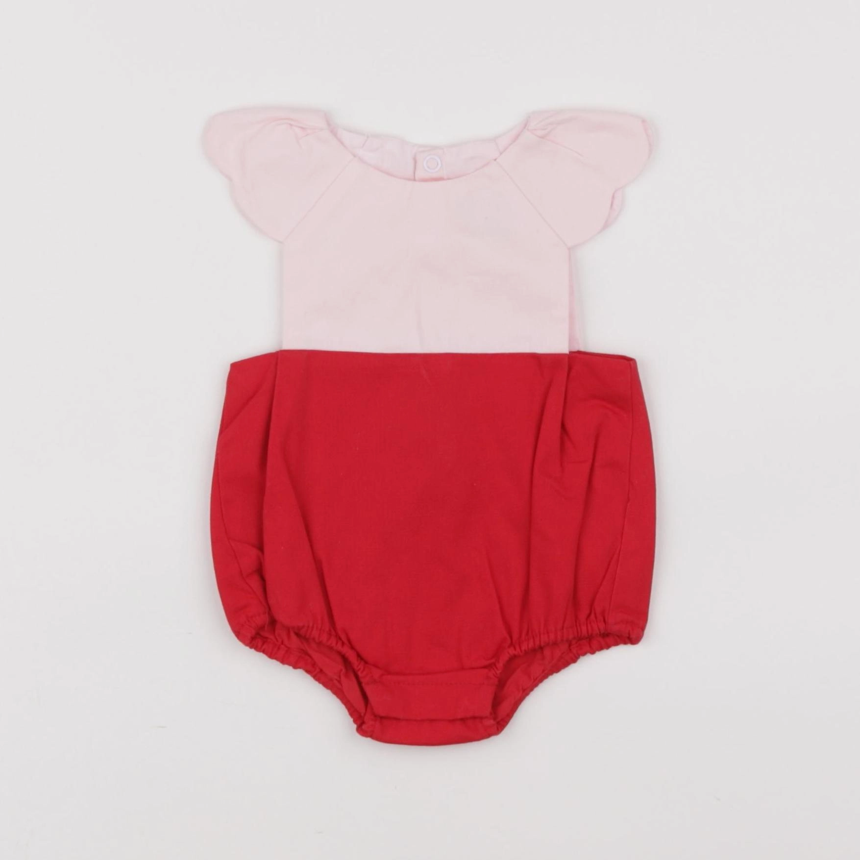 Jacadi - combinaison rouge, rose - 1 mois