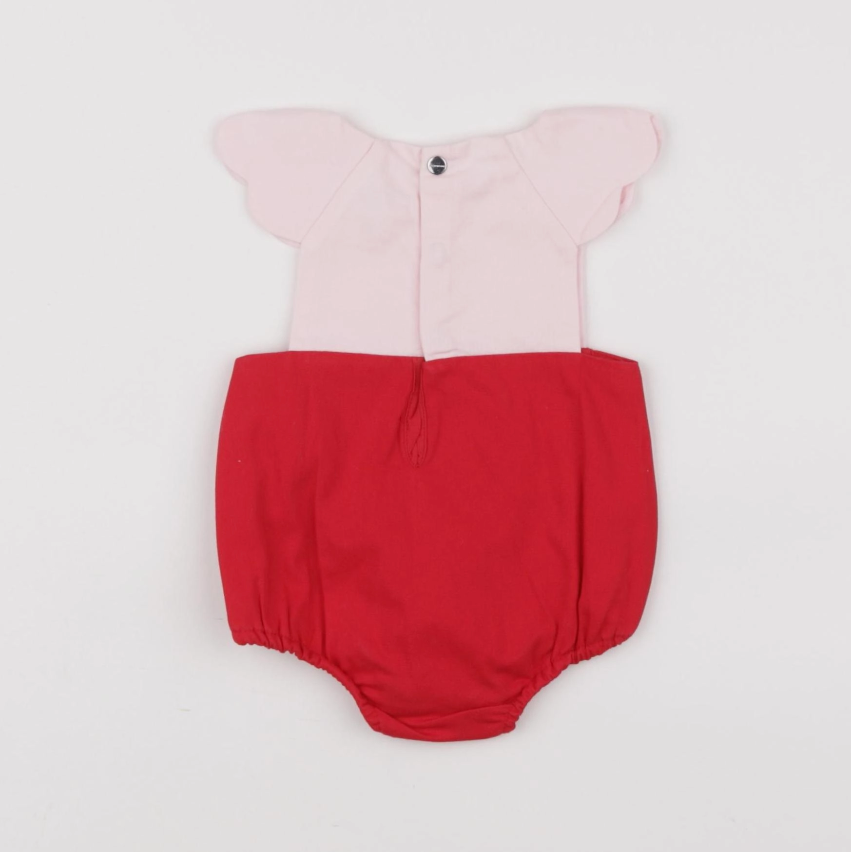 Jacadi - combinaison rouge, rose - 1 mois